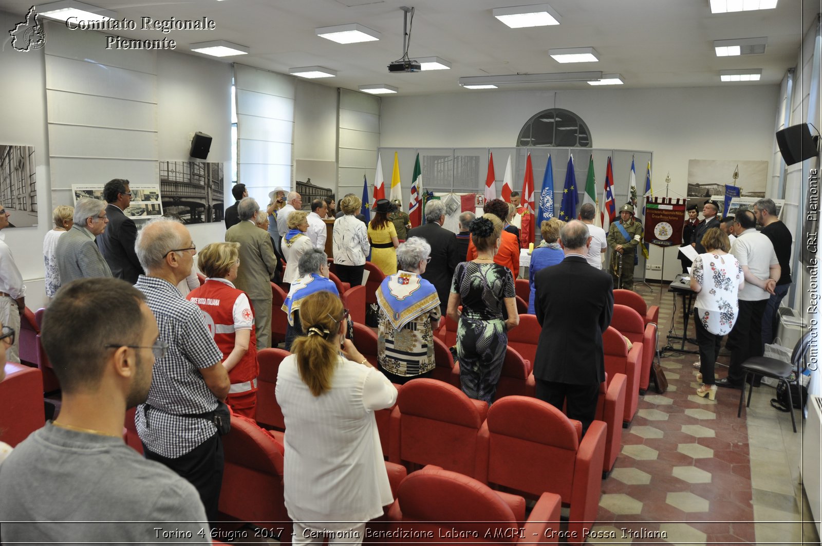 Torino 4 Giugno 2017 - Cerimonia Benedizione Labaro AMCRI - Croce Rossa Italiana- Comitato Regionale del Piemonte