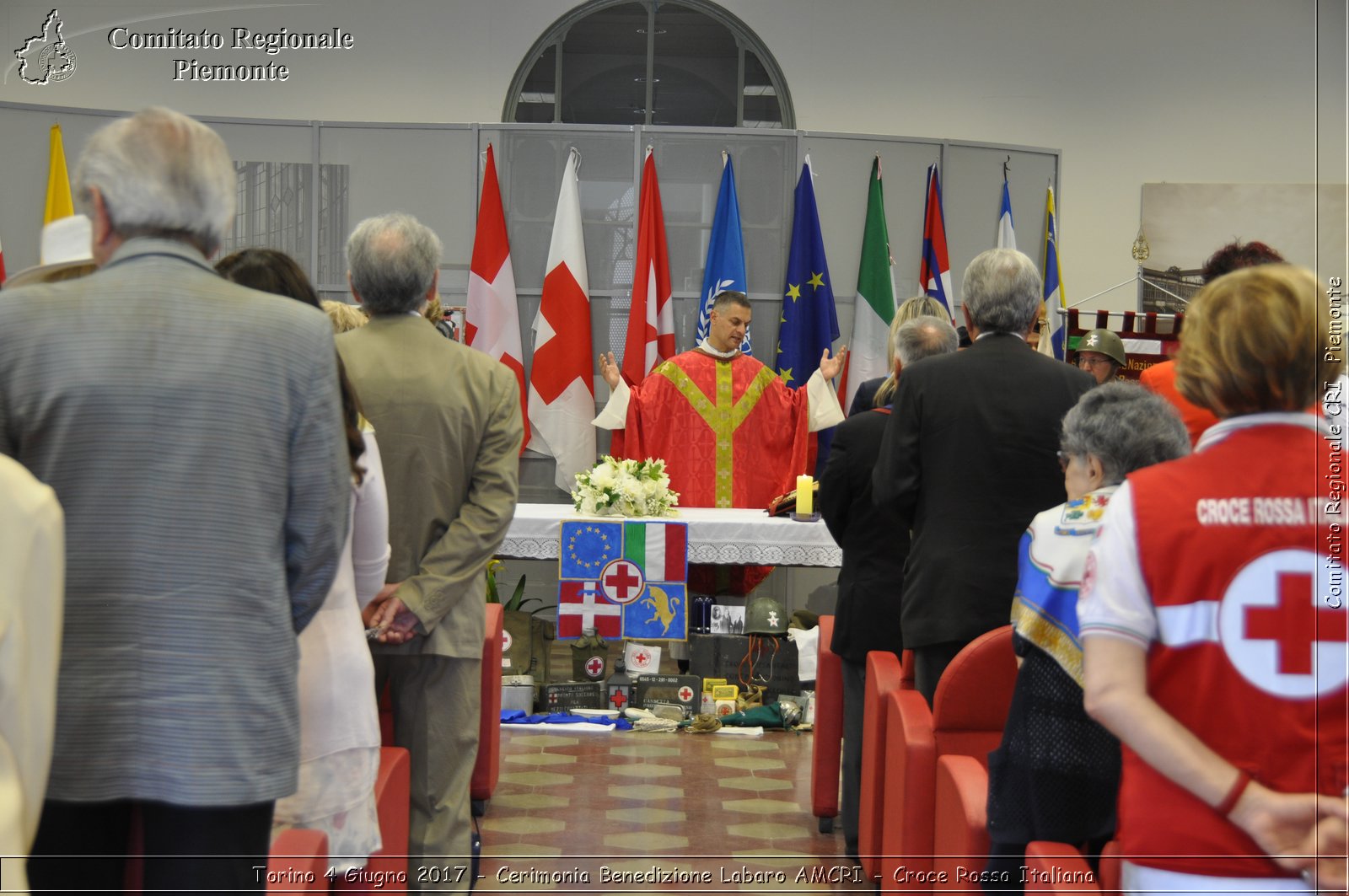 Torino 4 Giugno 2017 - Cerimonia Benedizione Labaro AMCRI - Croce Rossa Italiana- Comitato Regionale del Piemonte