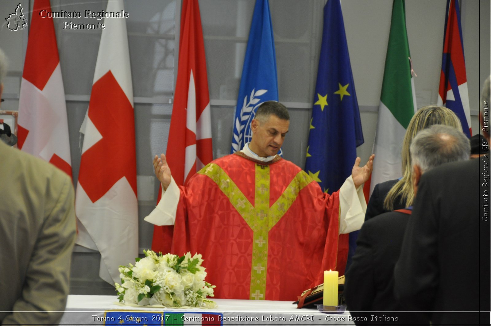 Torino 4 Giugno 2017 - Cerimonia Benedizione Labaro AMCRI - Croce Rossa Italiana- Comitato Regionale del Piemonte