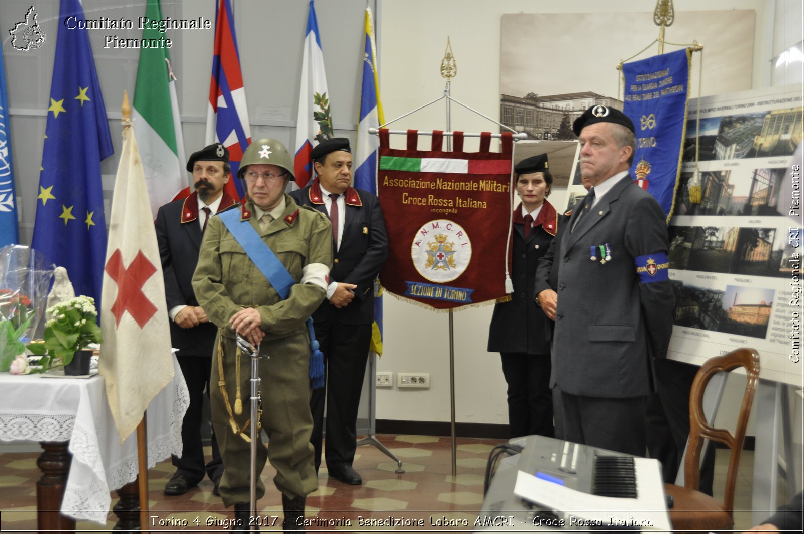 Torino 4 Giugno 2017 - Cerimonia Benedizione Labaro AMCRI - Croce Rossa Italiana- Comitato Regionale del Piemonte