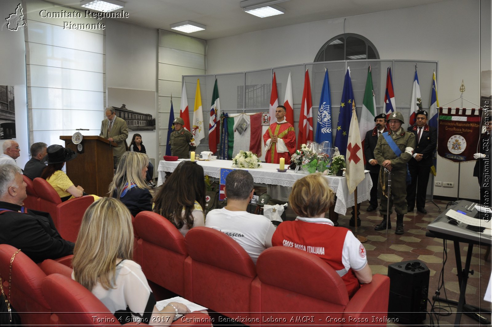 Torino 4 Giugno 2017 - Cerimonia Benedizione Labaro AMCRI - Croce Rossa Italiana- Comitato Regionale del Piemonte