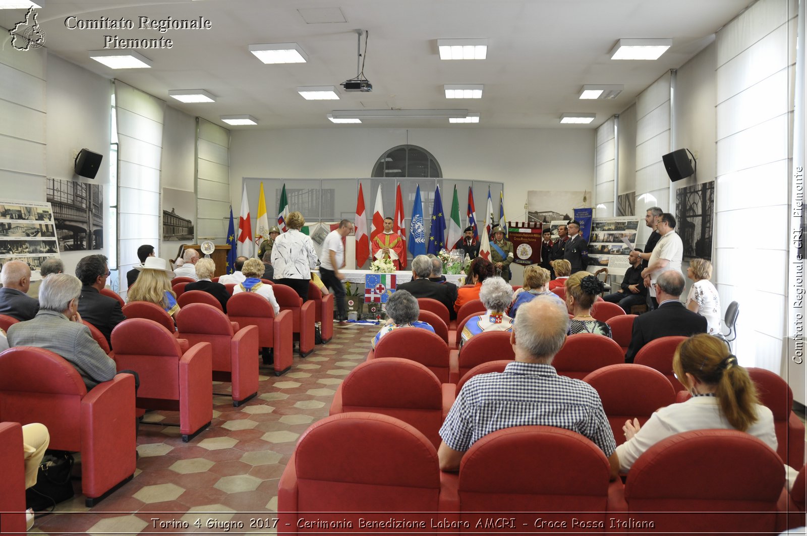 Torino 4 Giugno 2017 - Cerimonia Benedizione Labaro AMCRI - Croce Rossa Italiana- Comitato Regionale del Piemonte