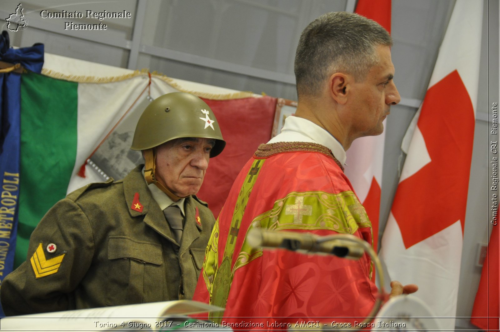 Torino 4 Giugno 2017 - Cerimonia Benedizione Labaro AMCRI - Croce Rossa Italiana- Comitato Regionale del Piemonte