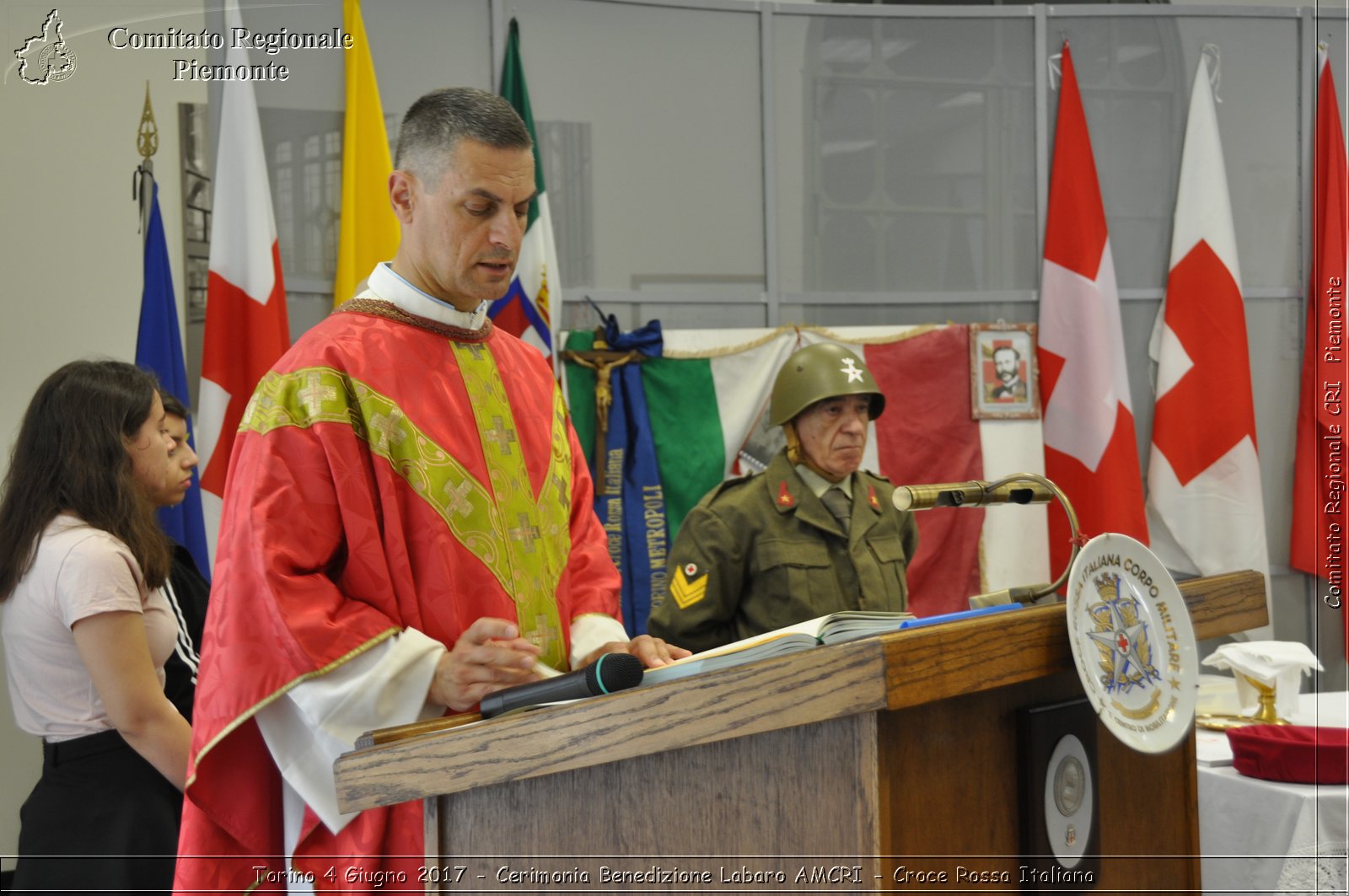 Torino 4 Giugno 2017 - Cerimonia Benedizione Labaro AMCRI - Croce Rossa Italiana- Comitato Regionale del Piemonte