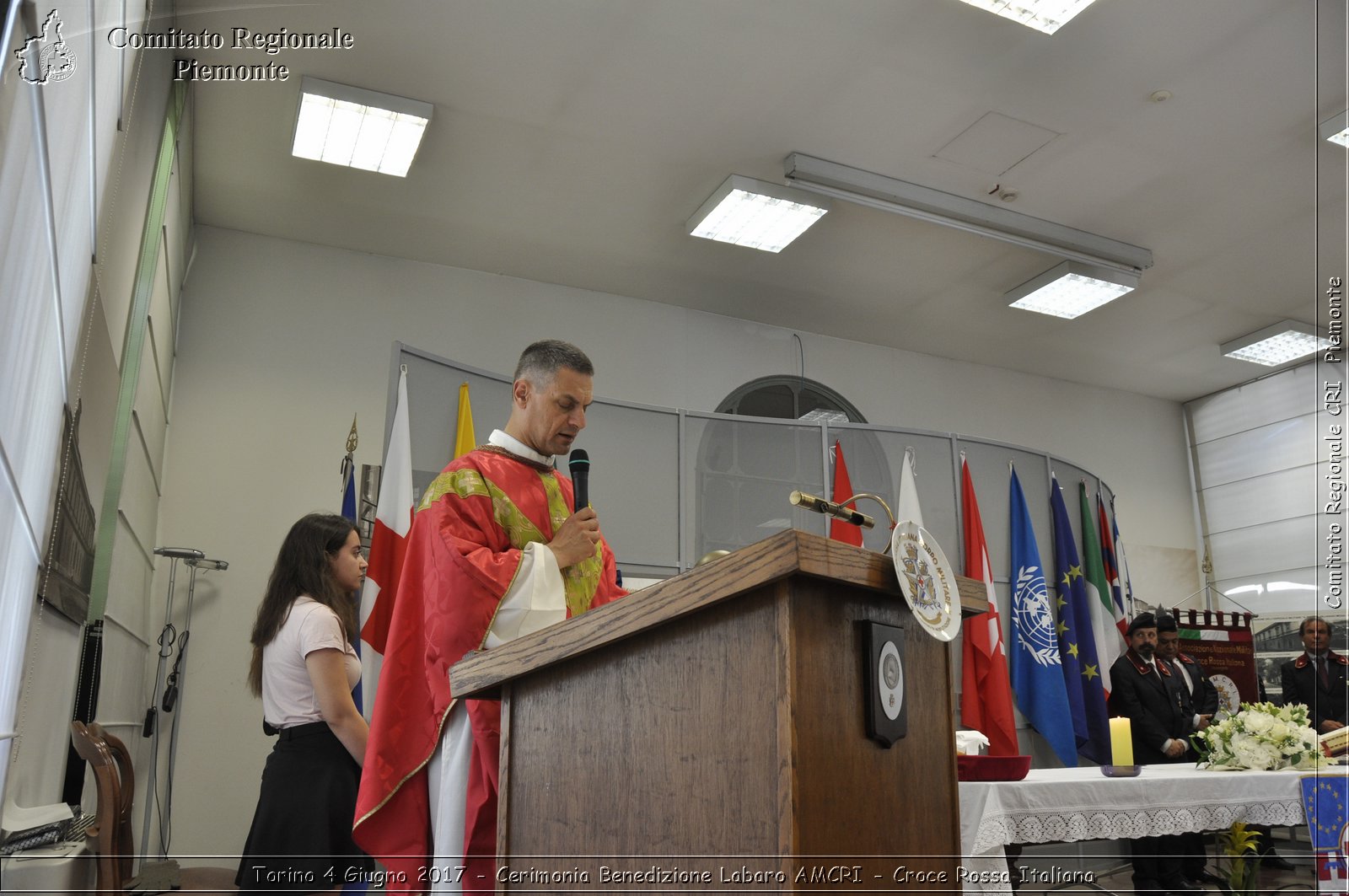 Torino 4 Giugno 2017 - Cerimonia Benedizione Labaro AMCRI - Croce Rossa Italiana- Comitato Regionale del Piemonte