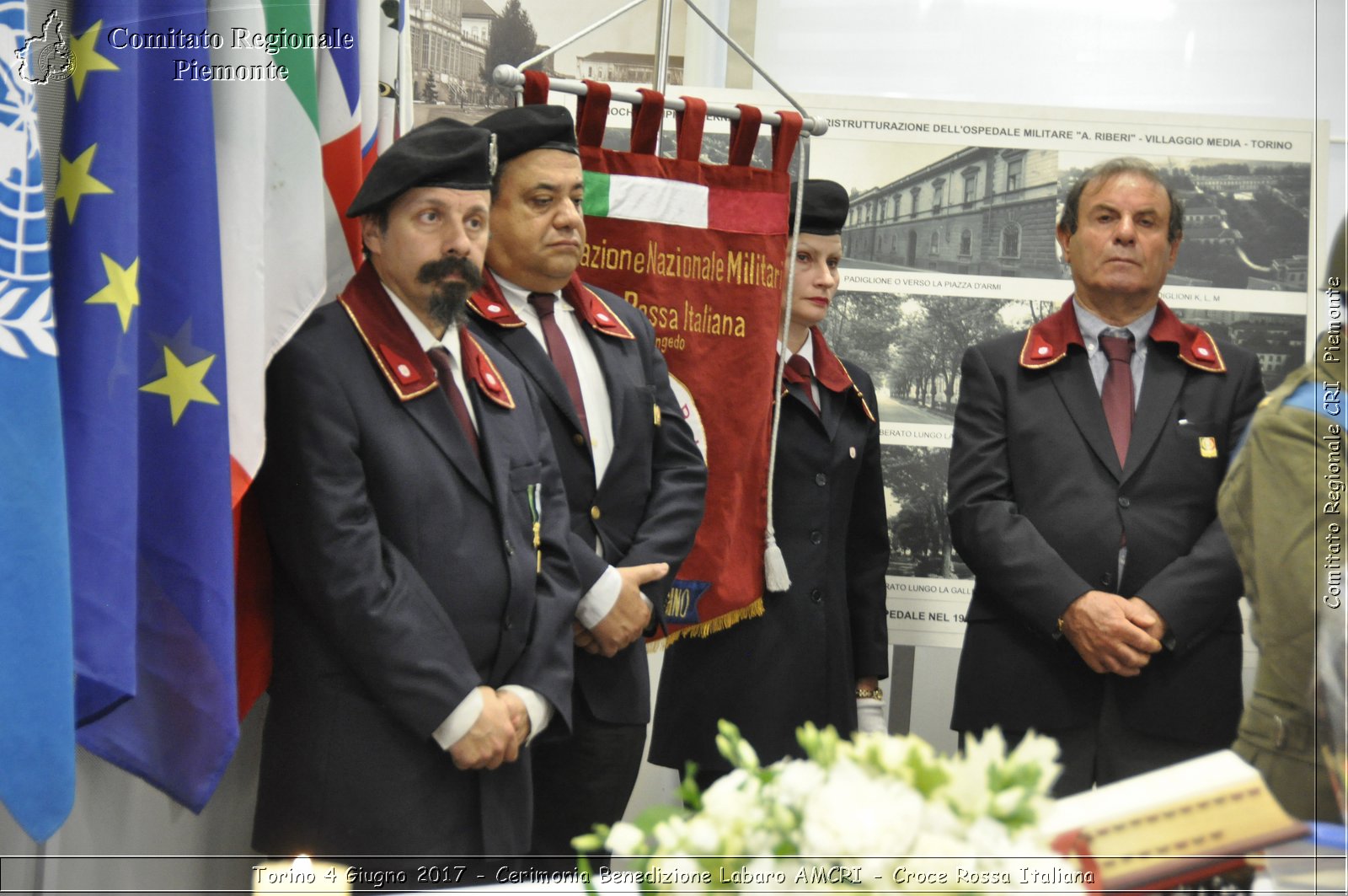 Torino 4 Giugno 2017 - Cerimonia Benedizione Labaro AMCRI - Croce Rossa Italiana- Comitato Regionale del Piemonte