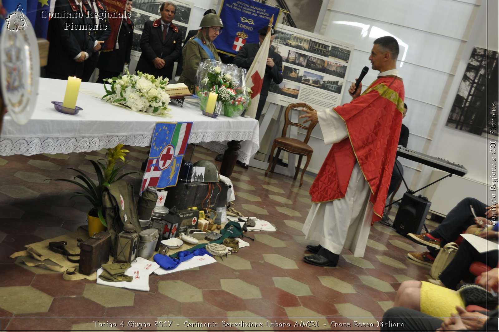 Torino 4 Giugno 2017 - Cerimonia Benedizione Labaro AMCRI - Croce Rossa Italiana- Comitato Regionale del Piemonte