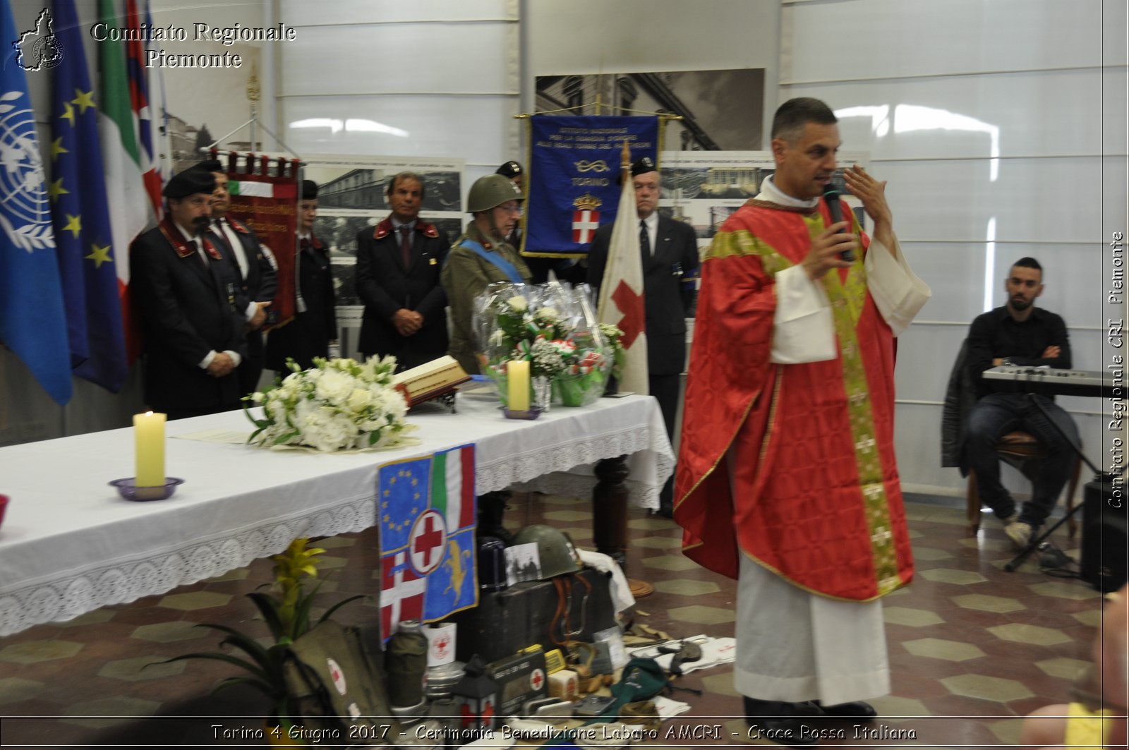 Torino 4 Giugno 2017 - Cerimonia Benedizione Labaro AMCRI - Croce Rossa Italiana- Comitato Regionale del Piemonte