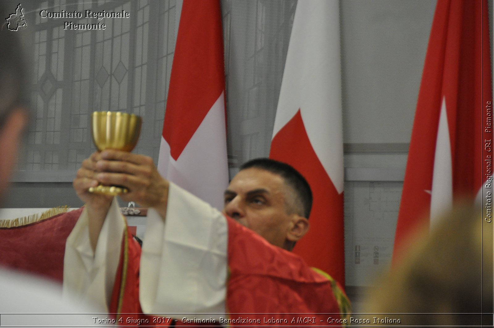 Torino 4 Giugno 2017 - Cerimonia Benedizione Labaro AMCRI - Croce Rossa Italiana- Comitato Regionale del Piemonte