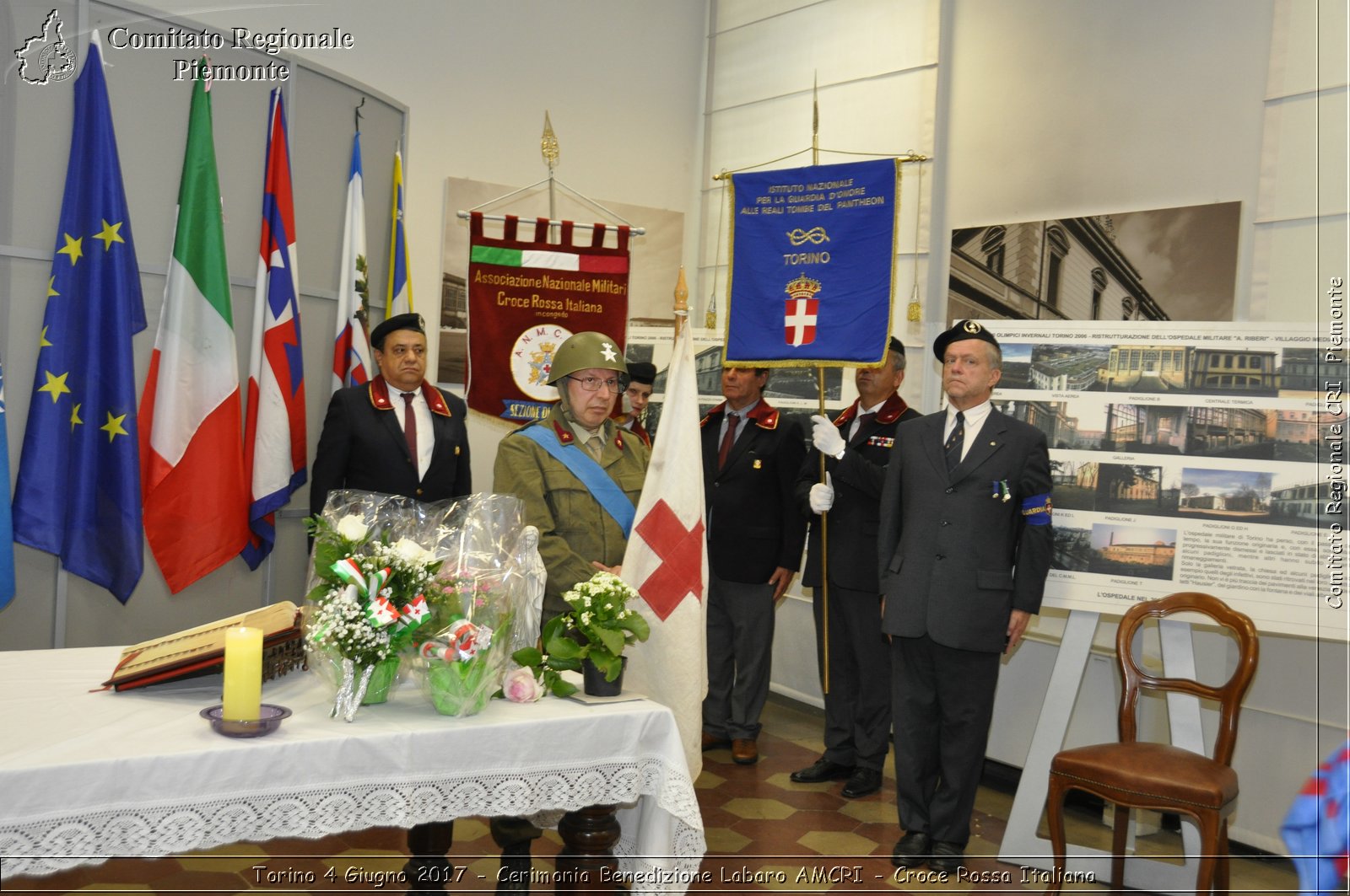 Torino 4 Giugno 2017 - Cerimonia Benedizione Labaro AMCRI - Croce Rossa Italiana- Comitato Regionale del Piemonte