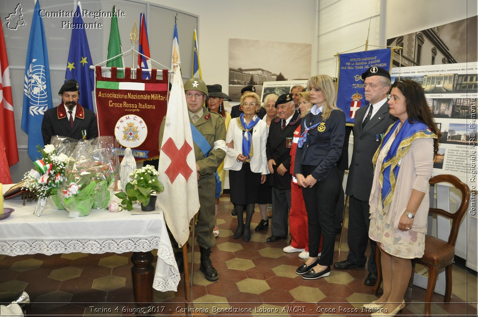 Torino 4 Giugno 2017 - Cerimonia Benedizione Labaro AMCRI - Croce Rossa Italiana- Comitato Regionale del Piemonte