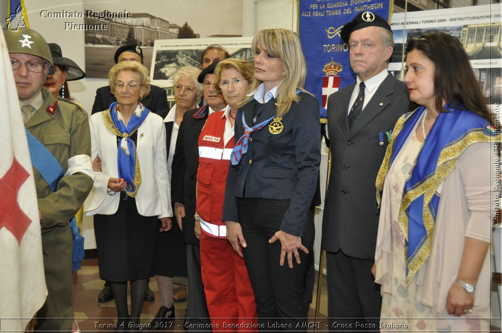 Torino 4 Giugno 2017 - Cerimonia Benedizione Labaro AMCRI - Croce Rossa Italiana- Comitato Regionale del Piemonte