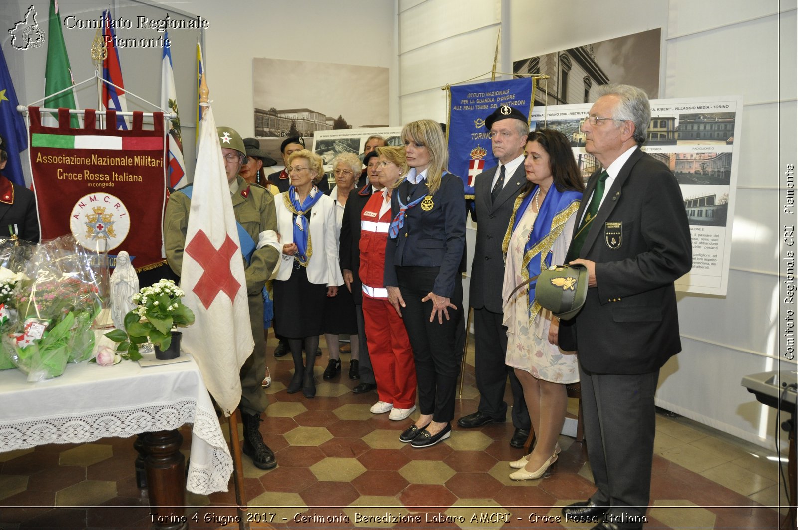 Torino 4 Giugno 2017 - Cerimonia Benedizione Labaro AMCRI - Croce Rossa Italiana- Comitato Regionale del Piemonte