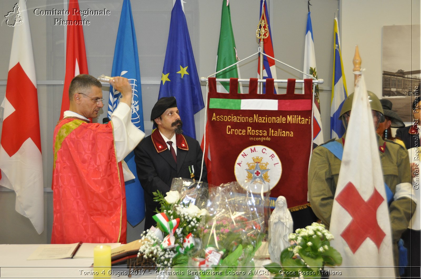 Torino 4 Giugno 2017 - Cerimonia Benedizione Labaro AMCRI - Croce Rossa Italiana- Comitato Regionale del Piemonte