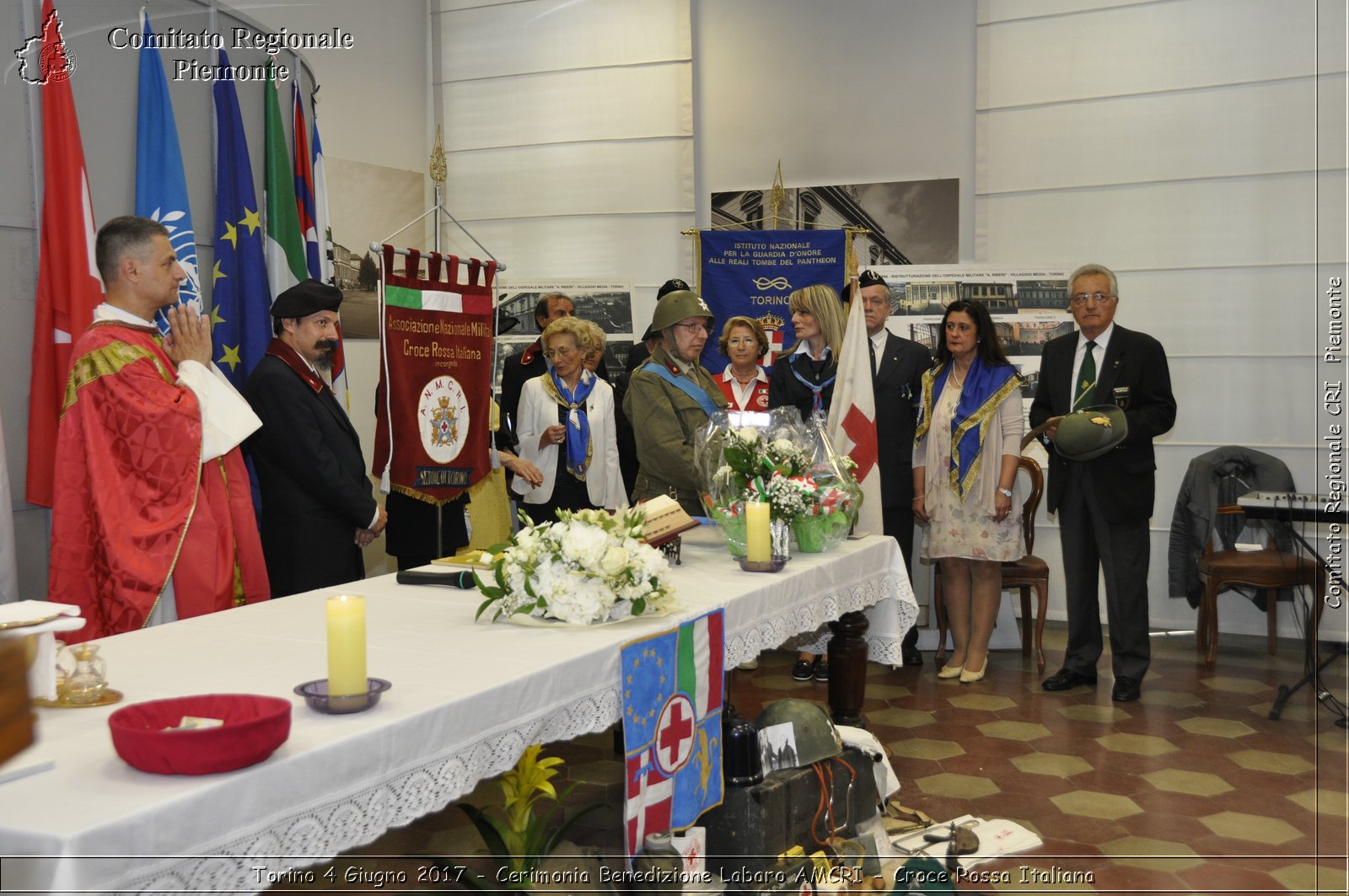 Torino 4 Giugno 2017 - Cerimonia Benedizione Labaro AMCRI - Croce Rossa Italiana- Comitato Regionale del Piemonte