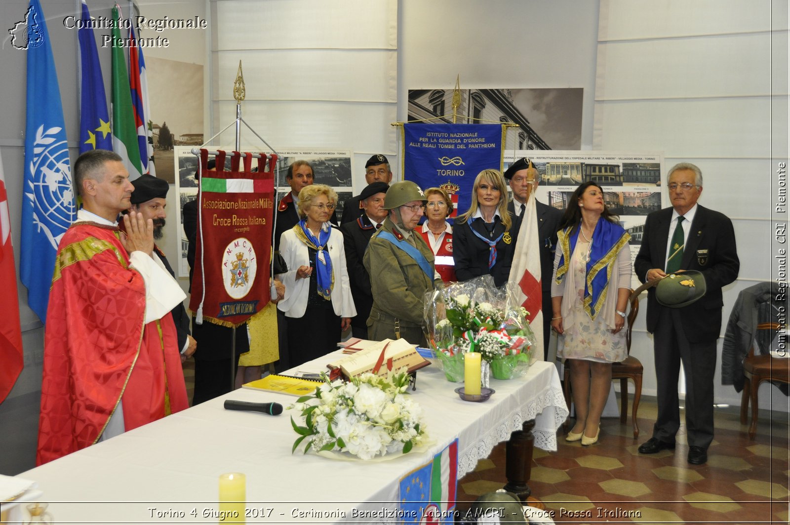 Torino 4 Giugno 2017 - Cerimonia Benedizione Labaro AMCRI - Croce Rossa Italiana- Comitato Regionale del Piemonte