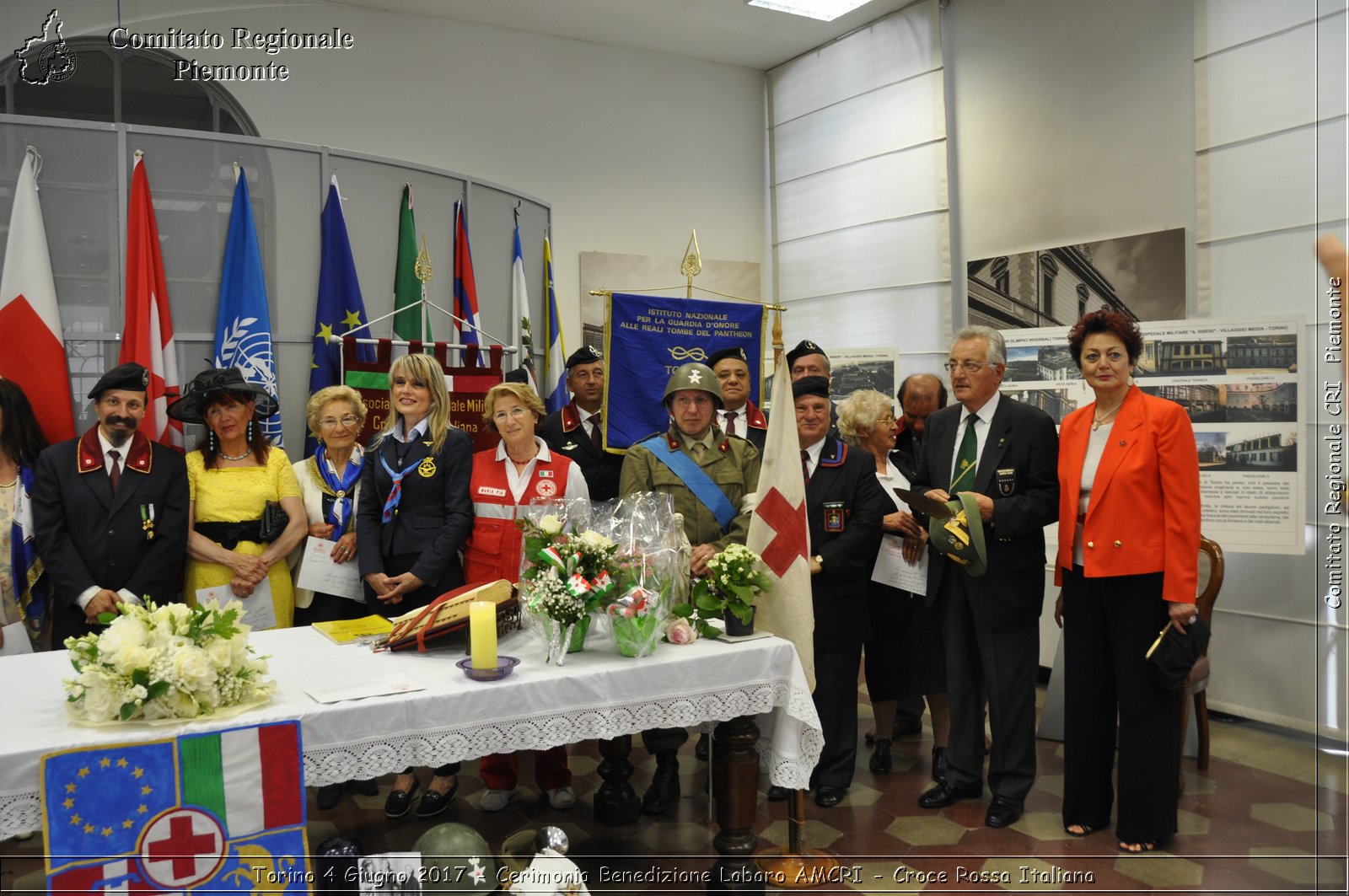 Torino 4 Giugno 2017 - Cerimonia Benedizione Labaro AMCRI - Croce Rossa Italiana- Comitato Regionale del Piemonte