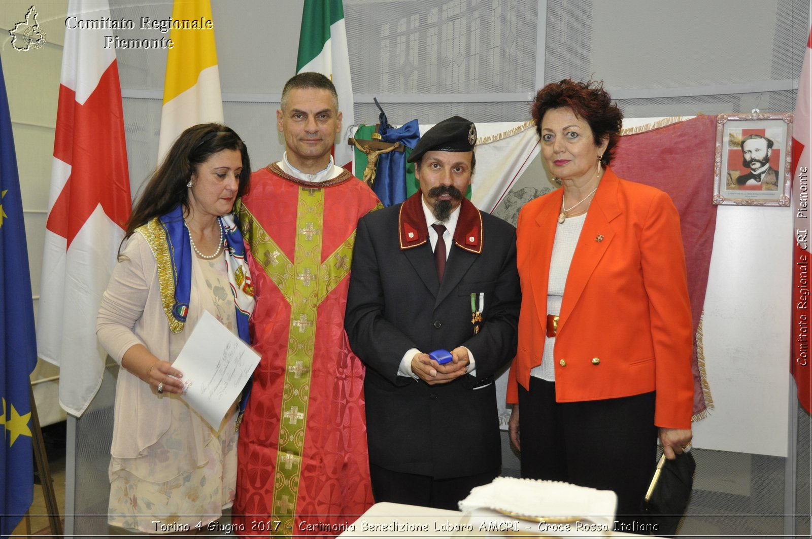 Torino 4 Giugno 2017 - Cerimonia Benedizione Labaro AMCRI - Croce Rossa Italiana- Comitato Regionale del Piemonte