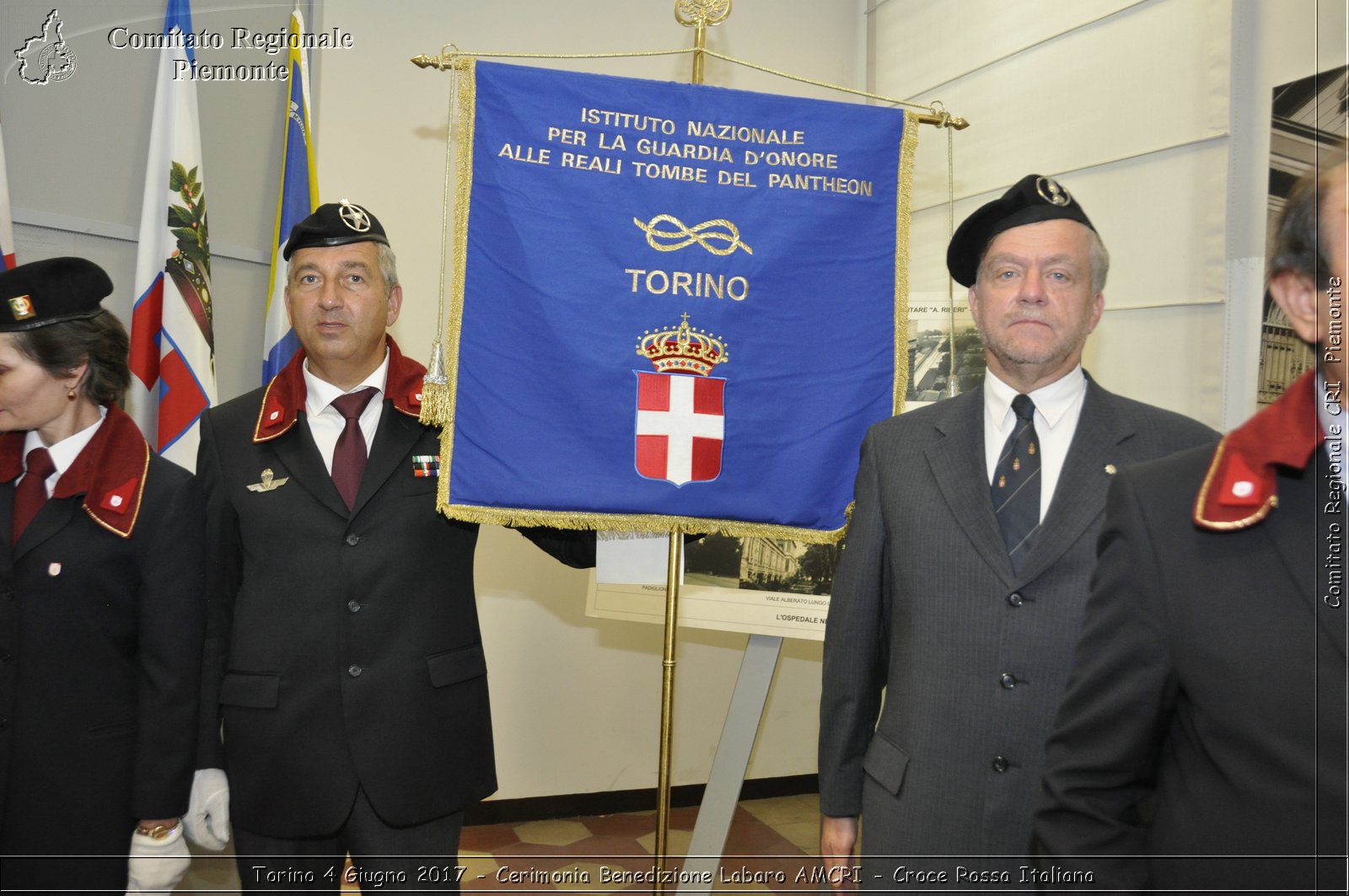 Torino 4 Giugno 2017 - Cerimonia Benedizione Labaro AMCRI - Croce Rossa Italiana- Comitato Regionale del Piemonte