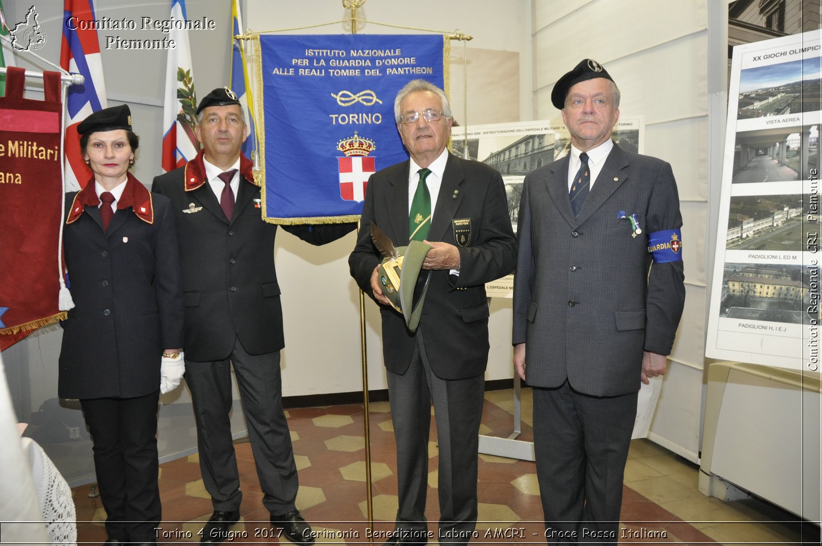 Torino 4 Giugno 2017 - Cerimonia Benedizione Labaro AMCRI - Croce Rossa Italiana- Comitato Regionale del Piemonte