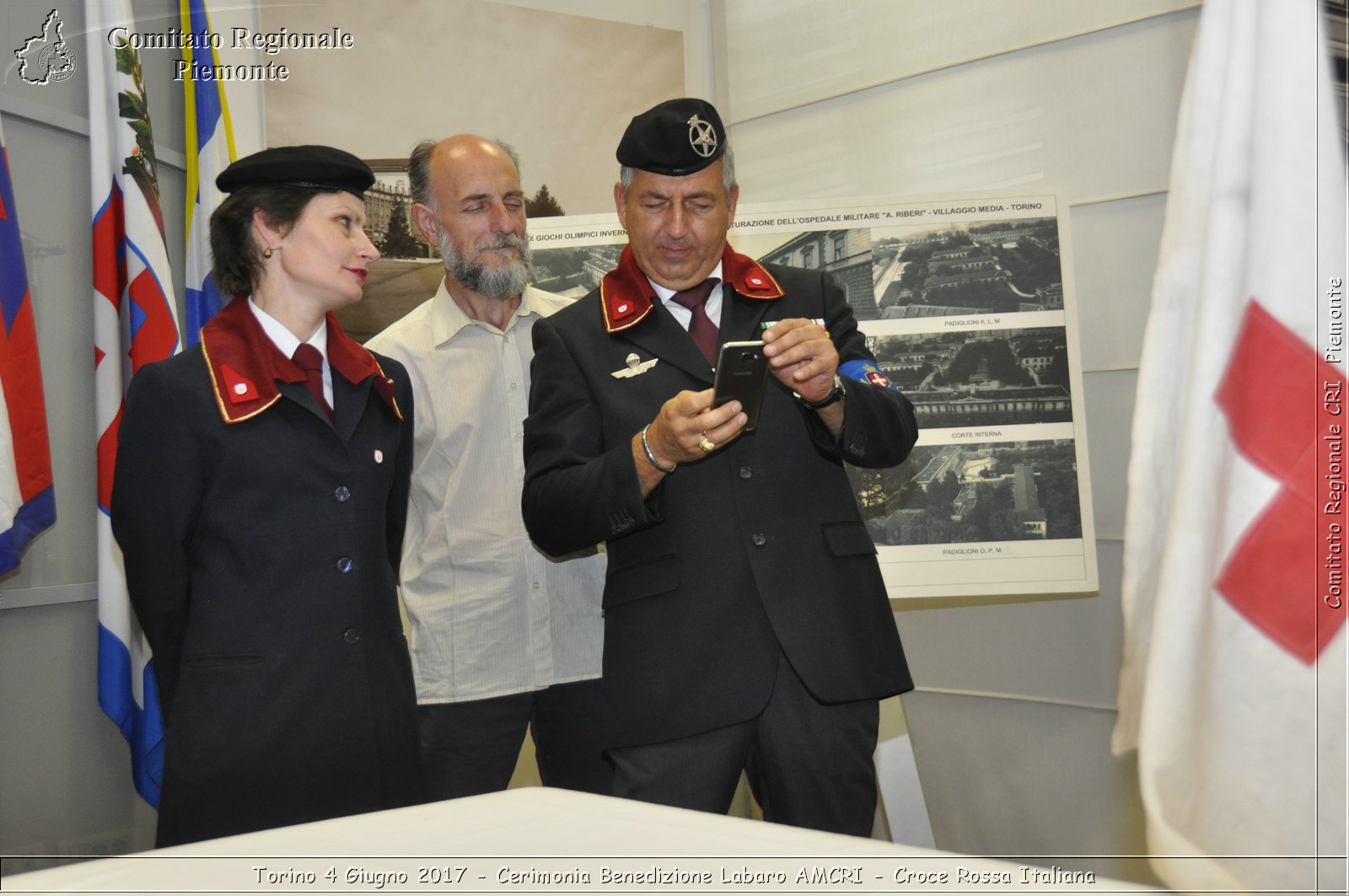 Torino 4 Giugno 2017 - Cerimonia Benedizione Labaro AMCRI - Croce Rossa Italiana- Comitato Regionale del Piemonte