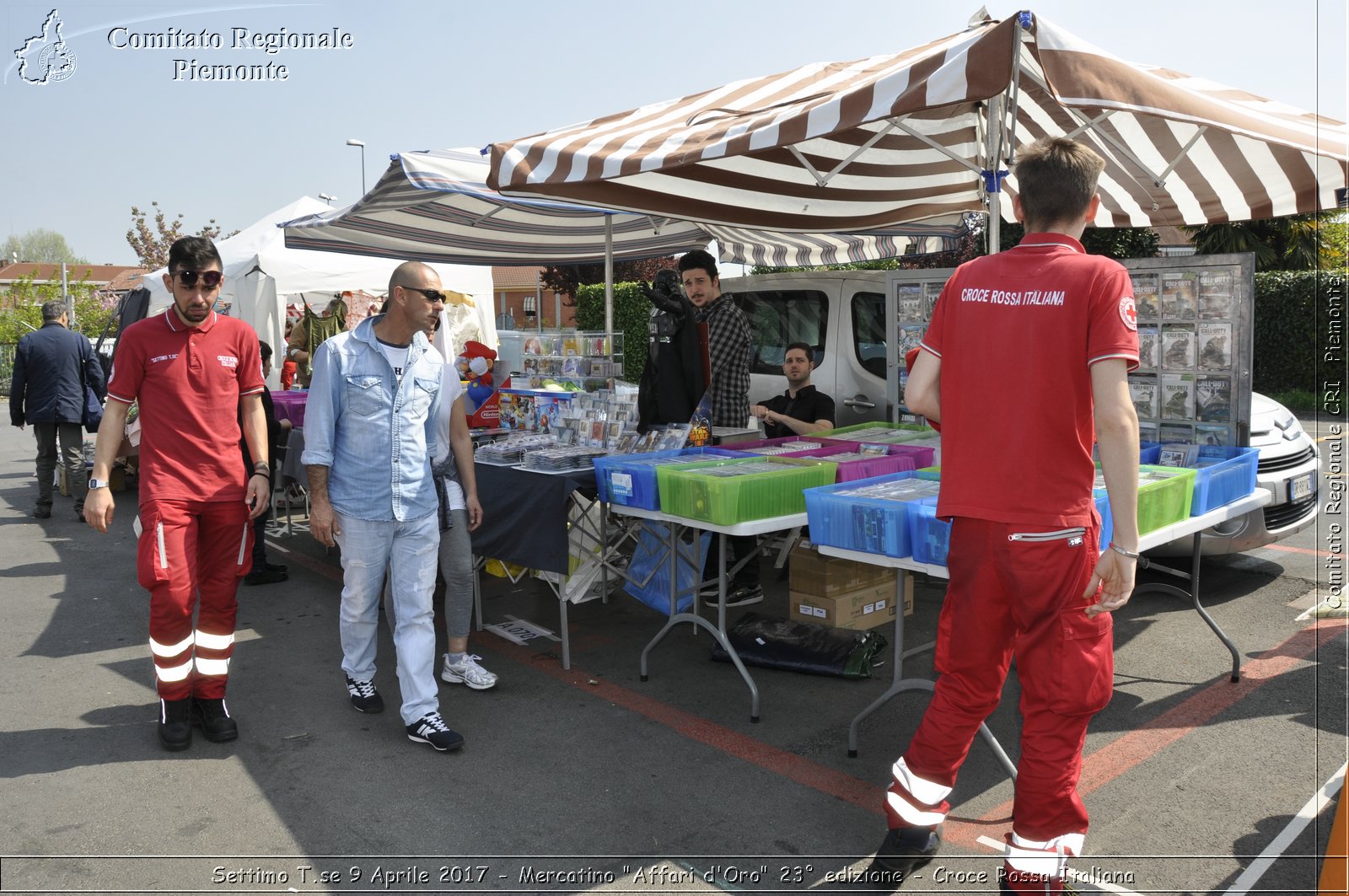 Settimo T.se 9 Aprile 2017 - Mercatino "Affari d'Oro" 23 edizione - Croce Rossa Italiana- Comitato Regionale del Piemonte