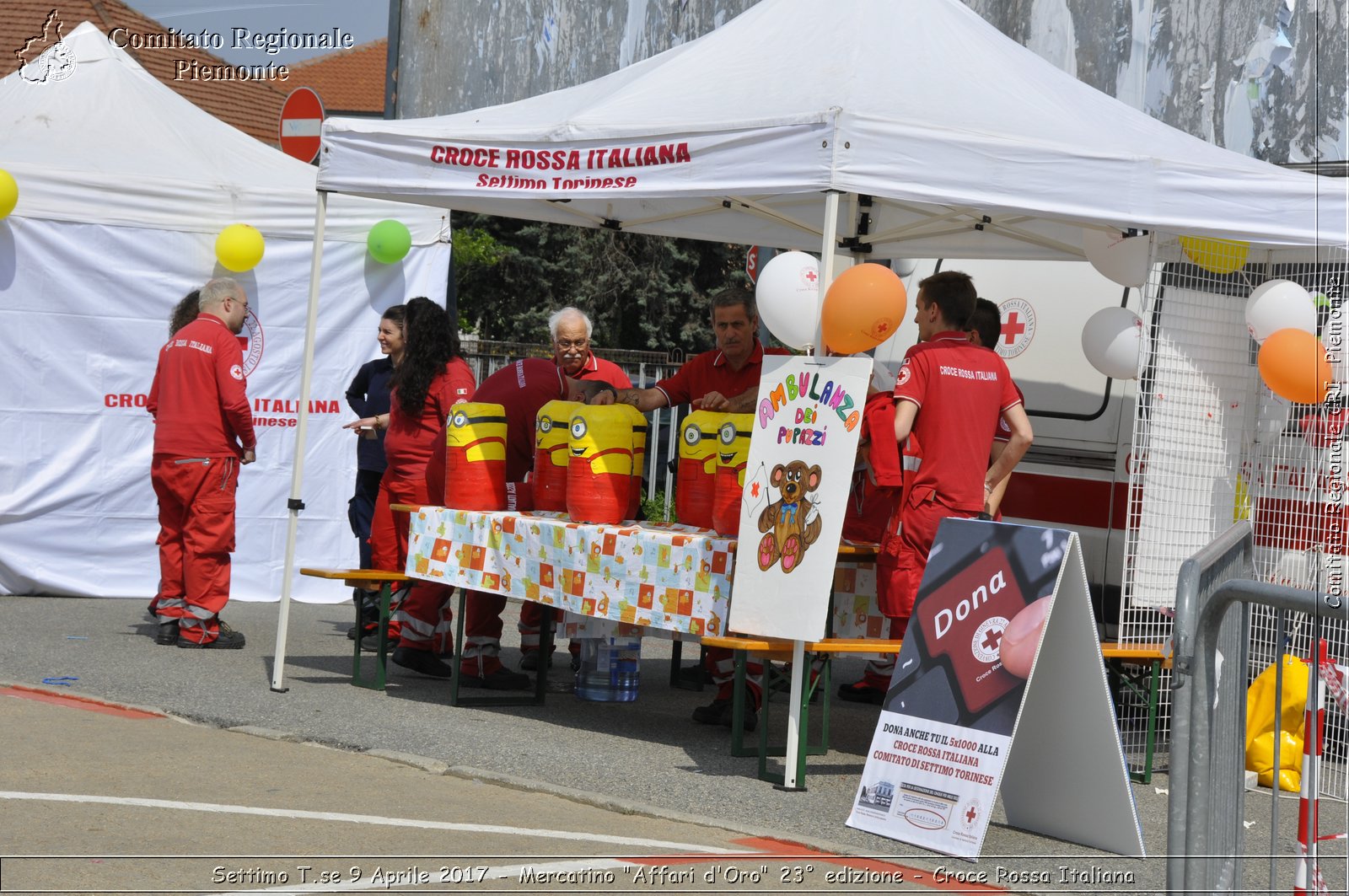 Settimo T.se 9 Aprile 2017 - Mercatino "Affari d'Oro" 23 edizione - Croce Rossa Italiana- Comitato Regionale del Piemonte