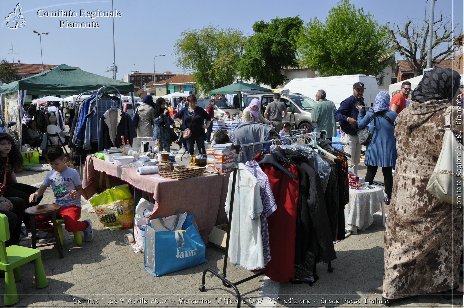 Settimo T.se 9 Aprile 2017 - Mercatino "Affari d'Oro" 23 edizione - Croce Rossa Italiana- Comitato Regionale del Piemonte