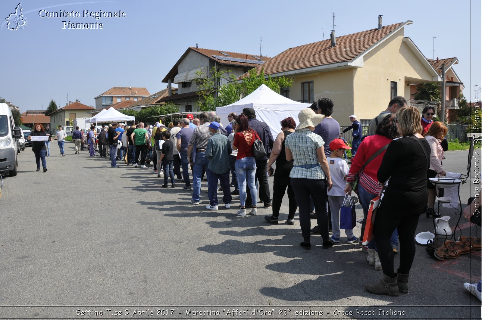 Settimo T.se 9 Aprile 2017 - Mercatino "Affari d'Oro" 23 edizione - Croce Rossa Italiana- Comitato Regionale del Piemonte