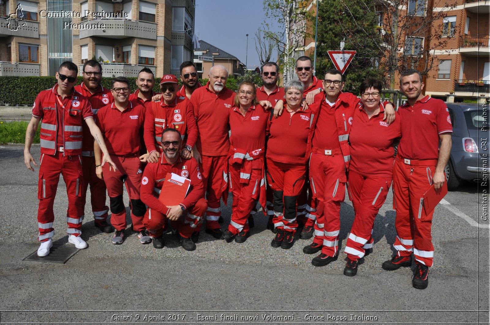 Chieri 9 Aprile 2017 - Esami finali nuovi Volontari - Croce Rossa Italiana- Comitato Regionale del Piemonte