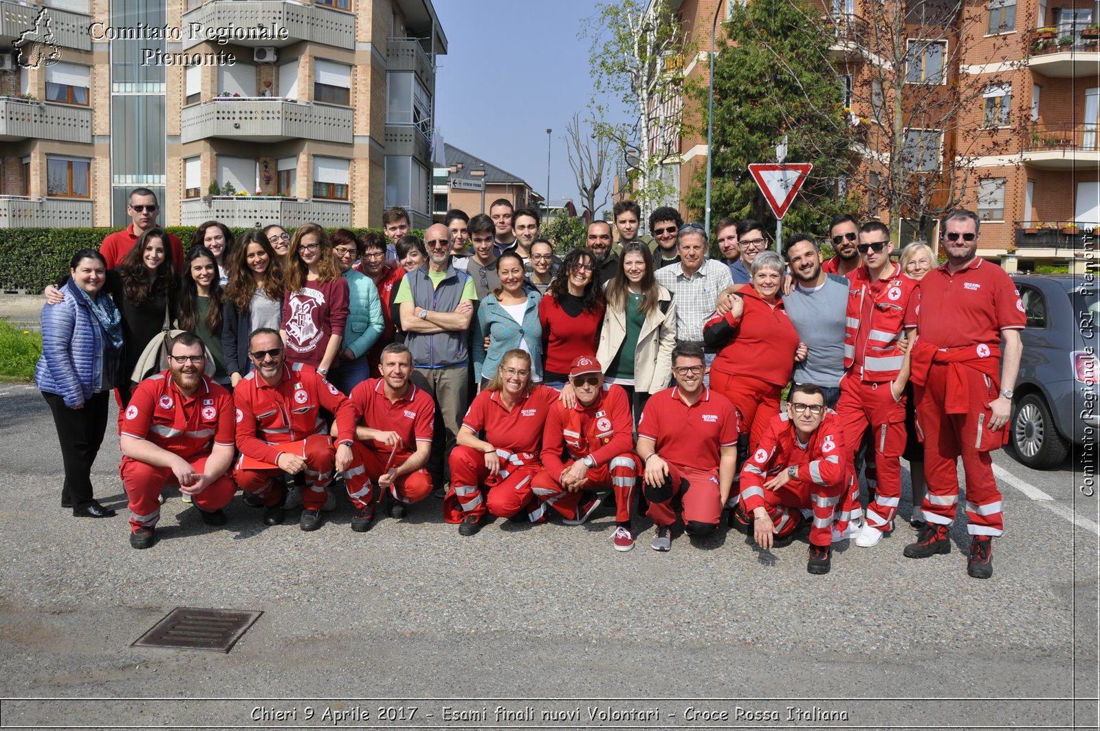 Chieri 9 Aprile 2017 - Esami finali nuovi Volontari - Croce Rossa Italiana- Comitato Regionale del Piemonte