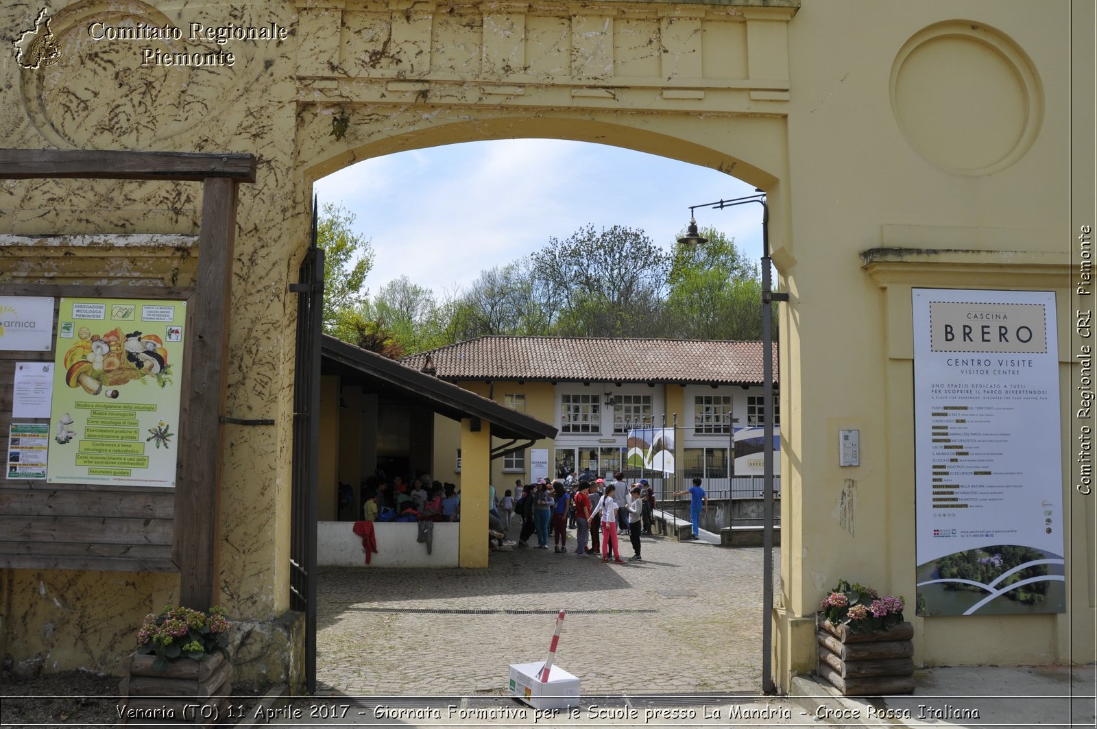 Venaria (TO) 11 Aprile 2017 - Giornata Formativa per le Scuole presso La Mandria - Croce Rossa Italiana- Comitato Regionale del Piemonte