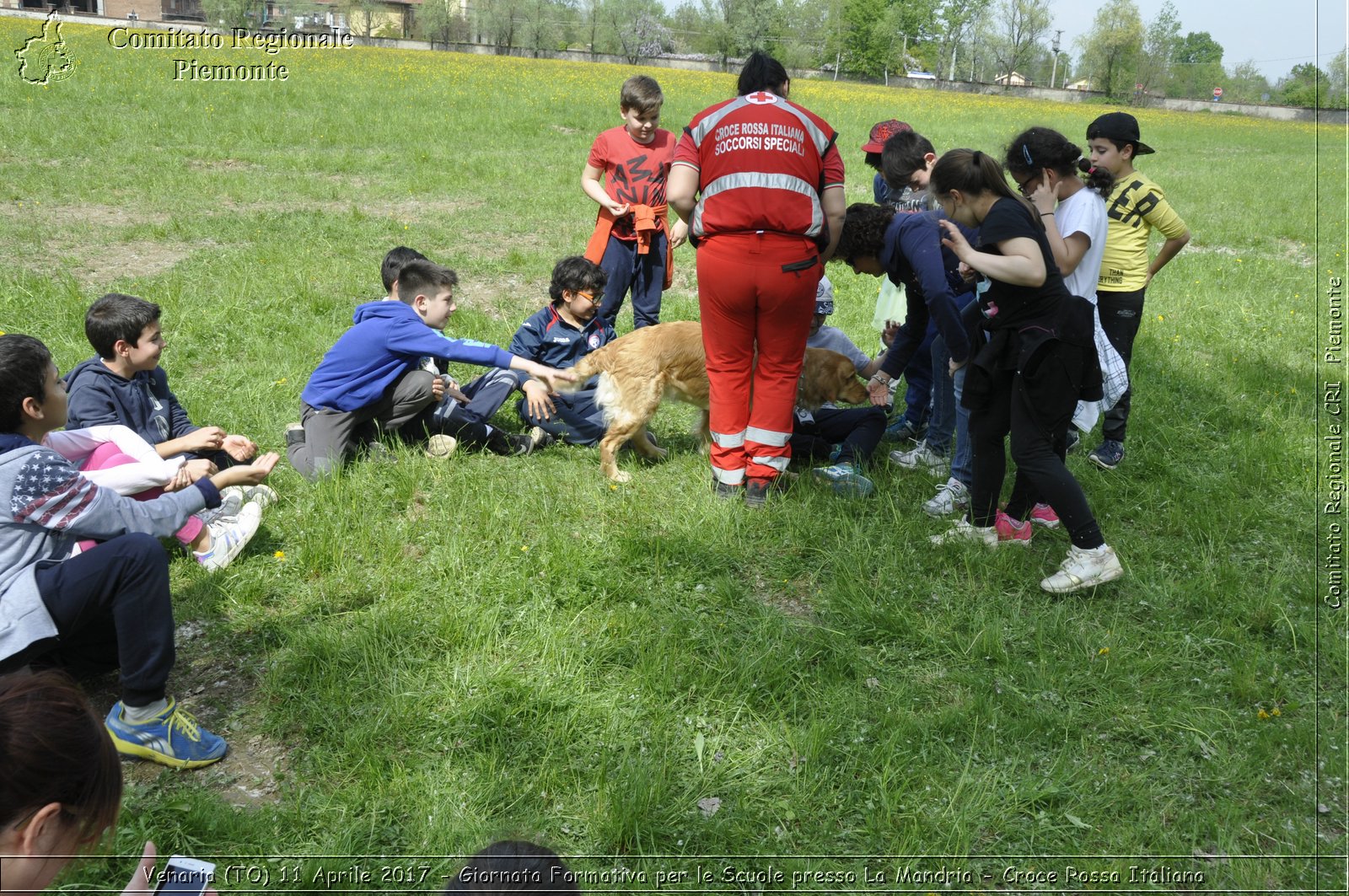 Venaria (TO) 11 Aprile 2017 - Giornata Formativa per le Scuole presso La Mandria - Croce Rossa Italiana- Comitato Regionale del Piemonte