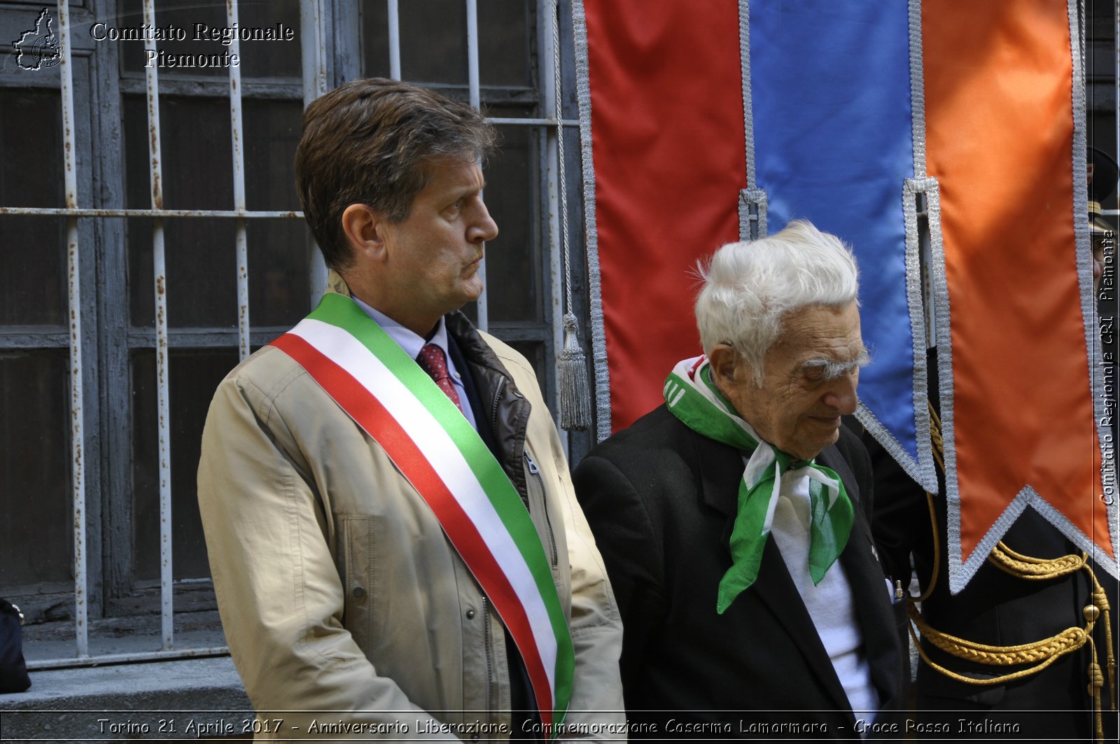 Torino 21 Aprile 2017 - Anniversario Liberazione, Commemorazione Caserma Lamarmora - Croce Rossa Italiana- Comitato Regionale del Piemonte