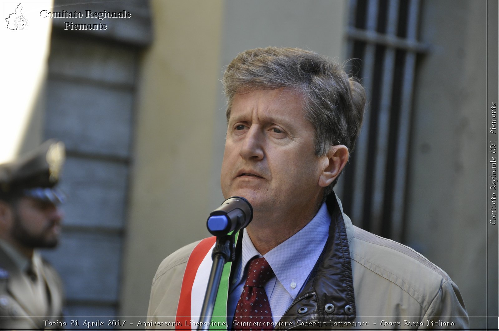 Torino 21 Aprile 2017 - Anniversario Liberazione, Commemorazione Caserma Lamarmora - Croce Rossa Italiana- Comitato Regionale del Piemonte