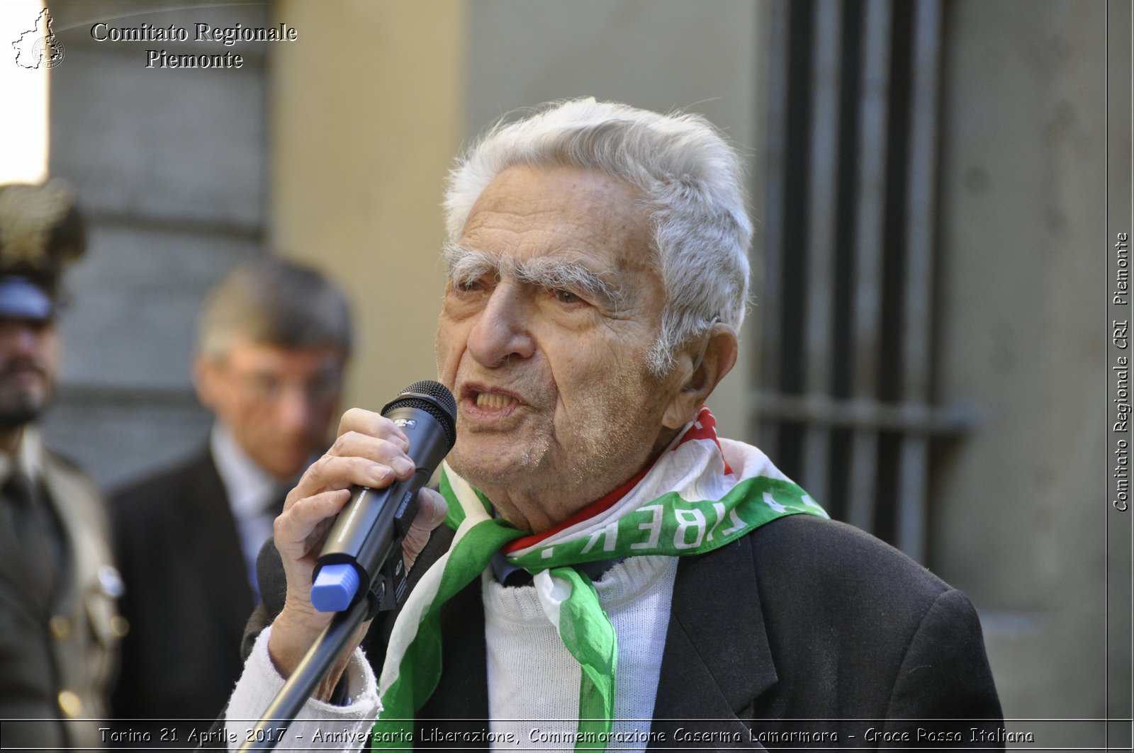 Torino 21 Aprile 2017 - Anniversario Liberazione, Commemorazione Caserma Lamarmora - Croce Rossa Italiana- Comitato Regionale del Piemonte