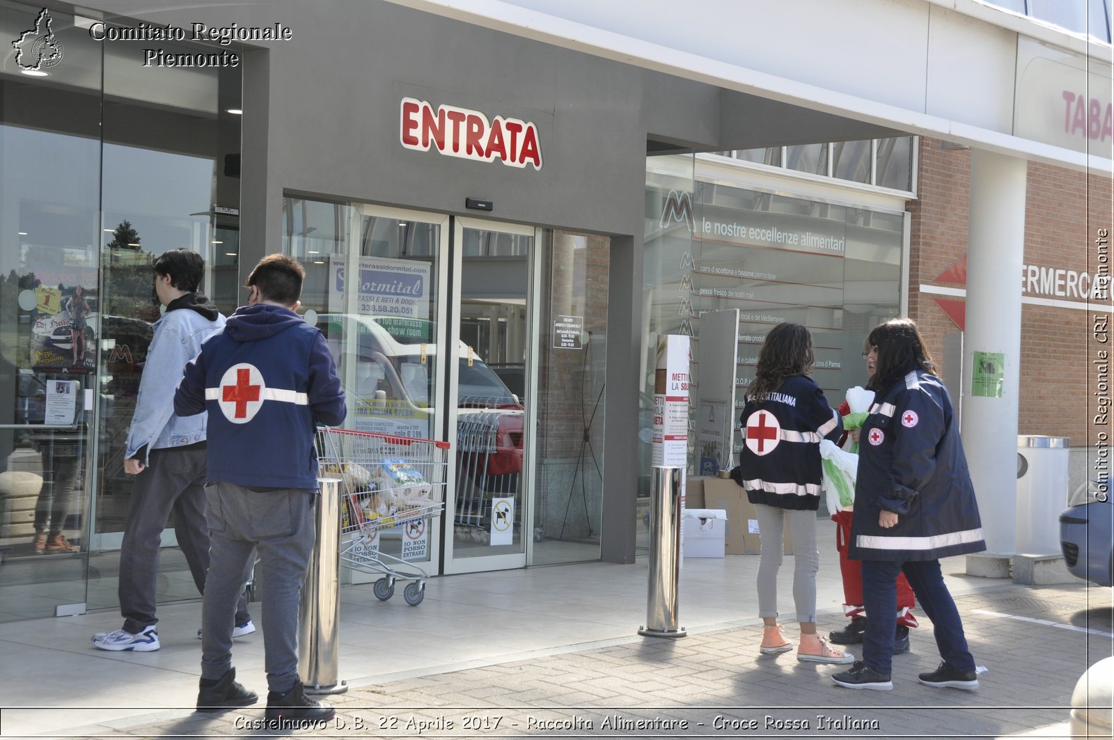 Castelnuovo D.B. 22 Aprile 2017 - Raccolta Alimentare - Croce Rossa Italiana- Comitato Regionale del Piemonte