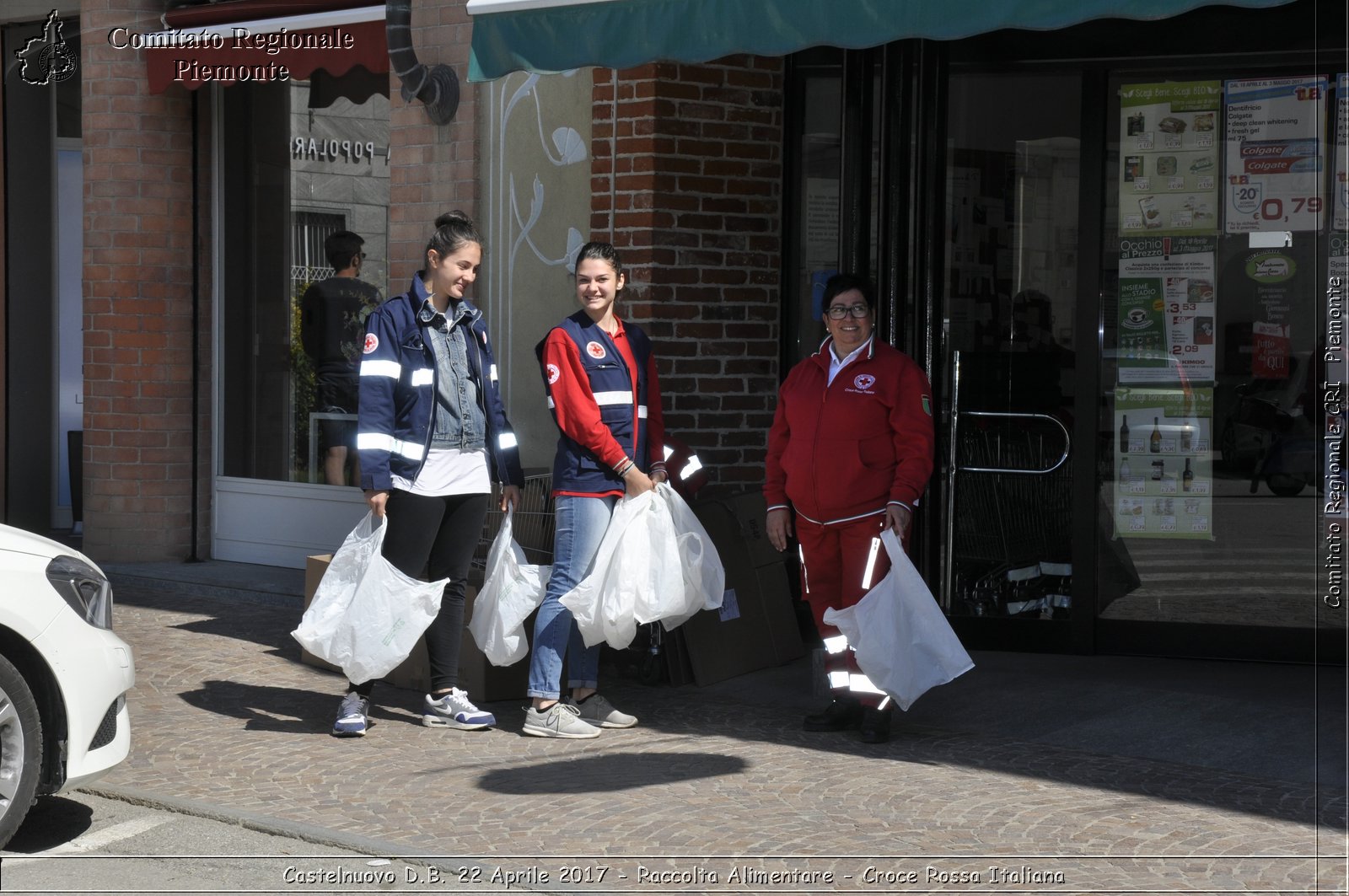 Castelnuovo D.B. 22 Aprile 2017 - Raccolta Alimentare - Croce Rossa Italiana- Comitato Regionale del Piemonte