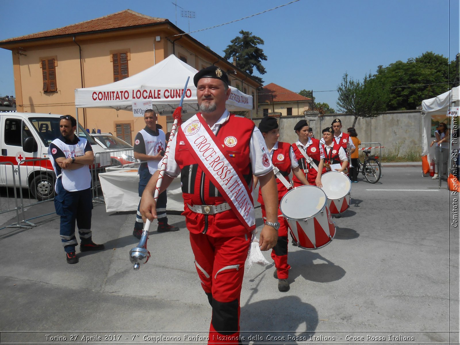 Torino 27 Aprile 2017 - 7 Compleanno Fanfara Nazionale della Croce Rossa Italiana - Croce Rossa Italiana- Comitato Regionale del Piemonte