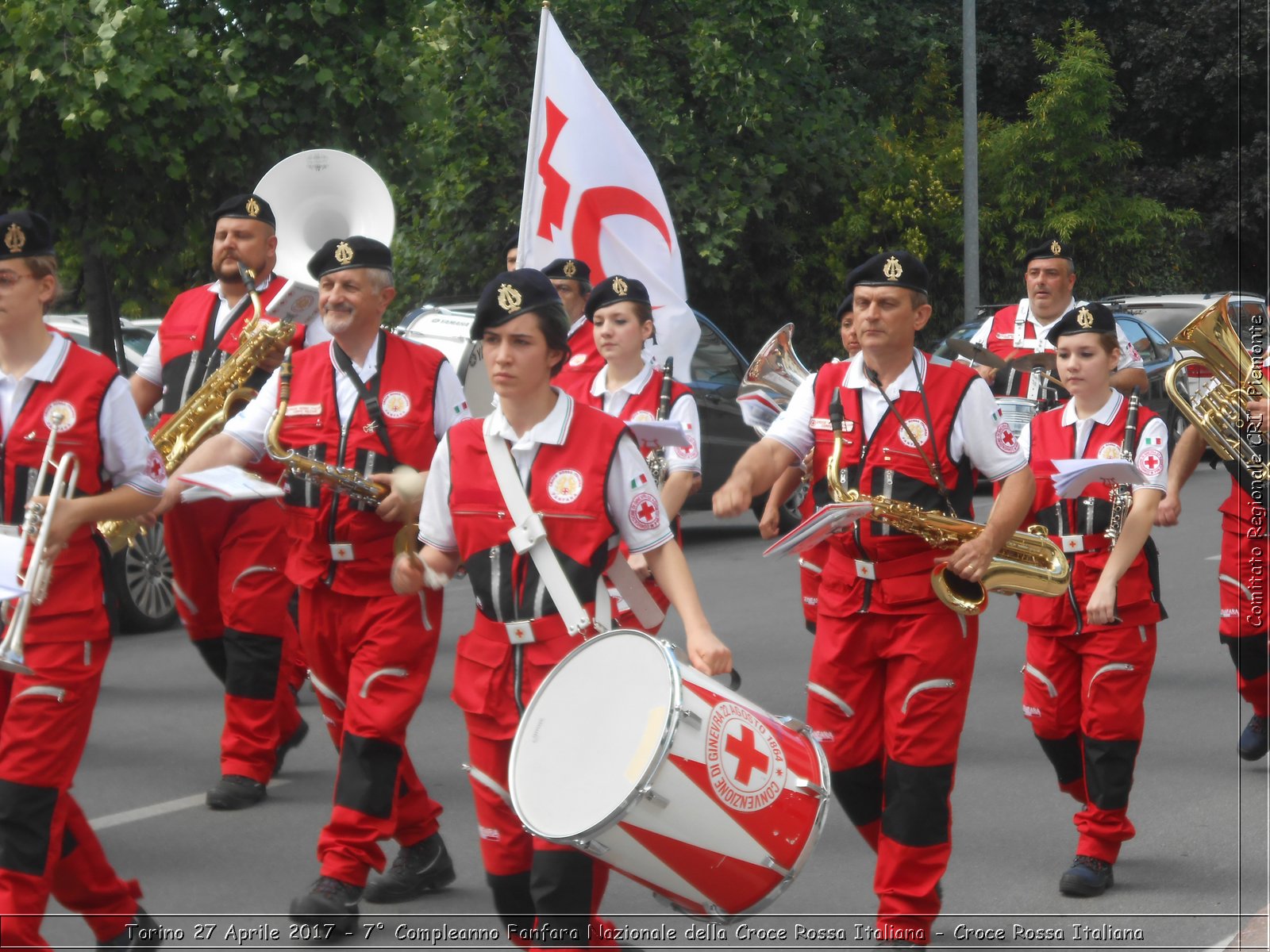 Torino 27 Aprile 2017 - 7 Compleanno Fanfara Nazionale della Croce Rossa Italiana - Croce Rossa Italiana- Comitato Regionale del Piemonte