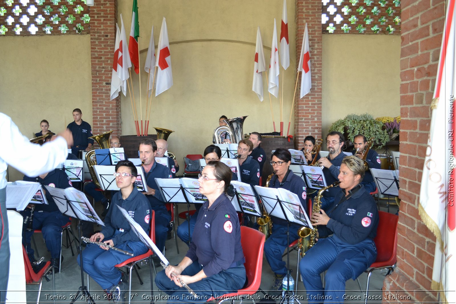 Torino 27 Aprile 2017 - 7 Compleanno Fanfara Nazionale della Croce Rossa Italiana - Croce Rossa Italiana- Comitato Regionale del Piemonte