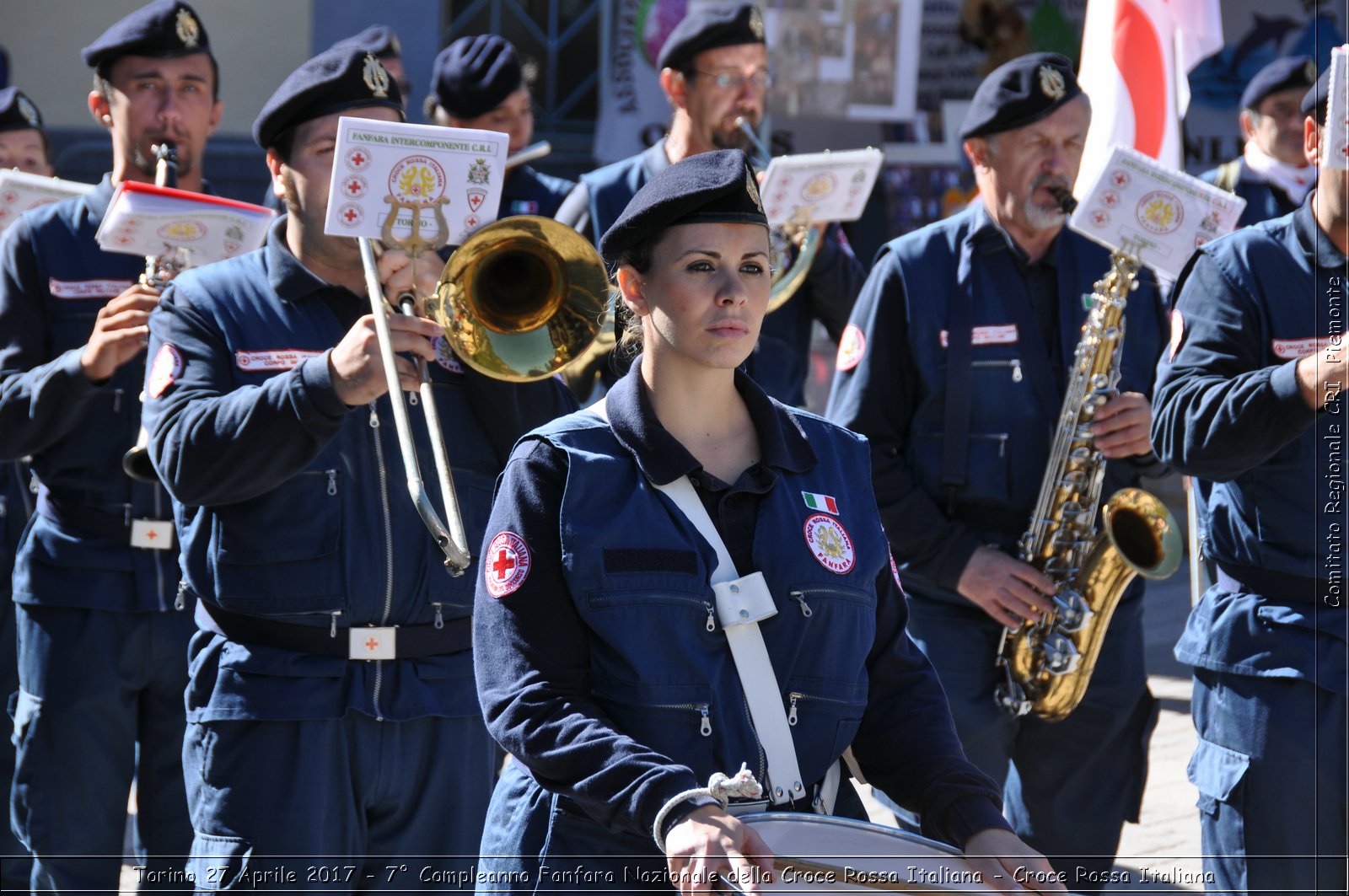 Torino 27 Aprile 2017 - 7 Compleanno Fanfara Nazionale della Croce Rossa Italiana - Croce Rossa Italiana- Comitato Regionale del Piemonte