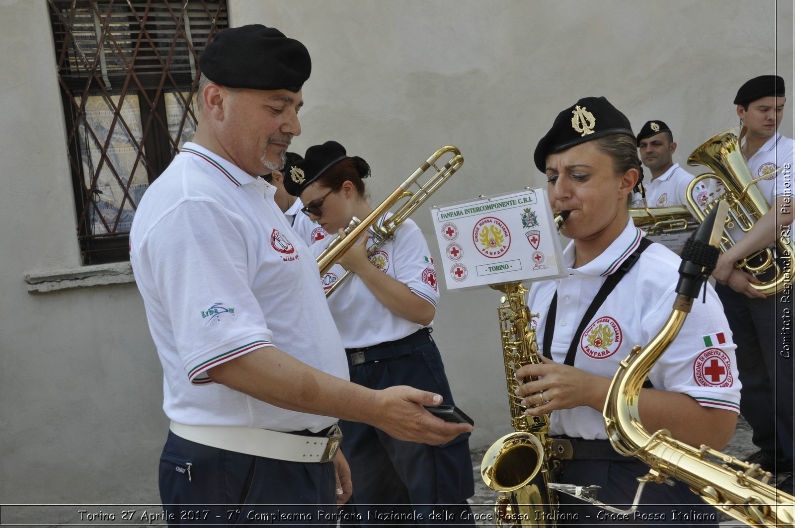 Torino 27 Aprile 2017 - 7 Compleanno Fanfara Nazionale della Croce Rossa Italiana - Croce Rossa Italiana- Comitato Regionale del Piemonte