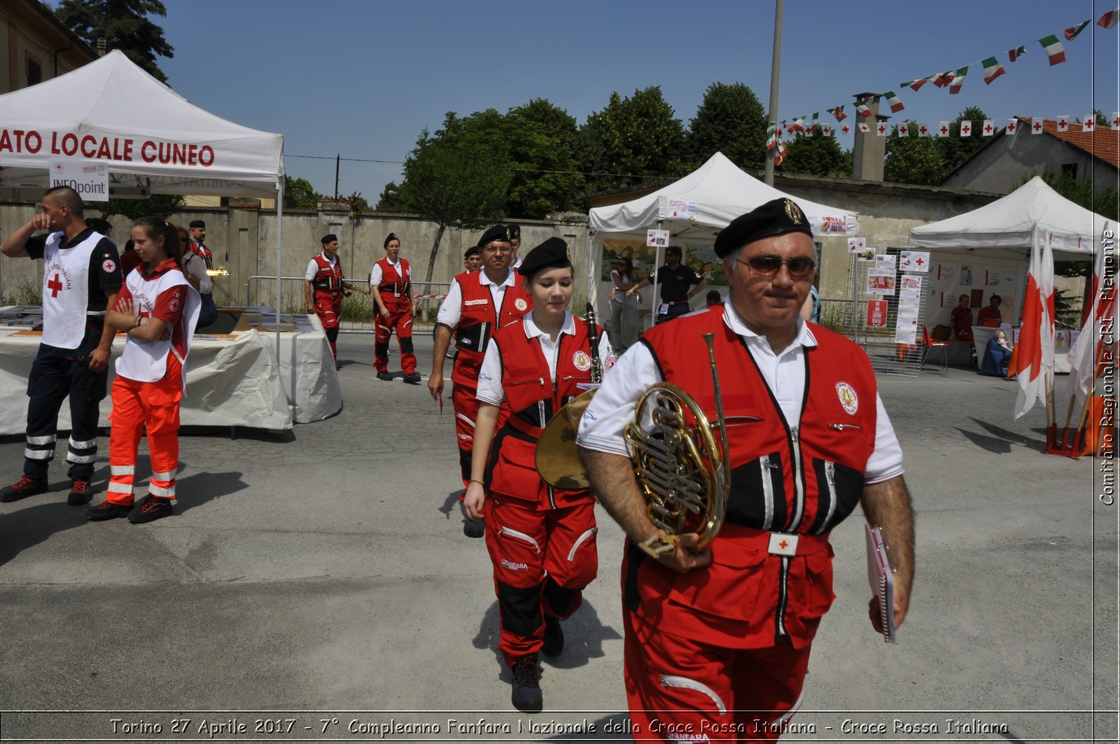 Torino 27 Aprile 2017 - 7 Compleanno Fanfara Nazionale della Croce Rossa Italiana - Croce Rossa Italiana- Comitato Regionale del Piemonte