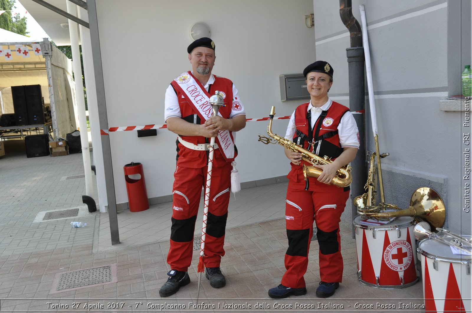 Torino 27 Aprile 2017 - 7 Compleanno Fanfara Nazionale della Croce Rossa Italiana - Croce Rossa Italiana- Comitato Regionale del Piemonte