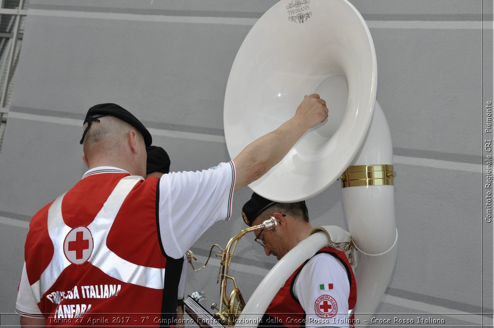 Torino 27 Aprile 2017 - 7 Compleanno Fanfara Nazionale della Croce Rossa Italiana - Croce Rossa Italiana- Comitato Regionale del Piemonte