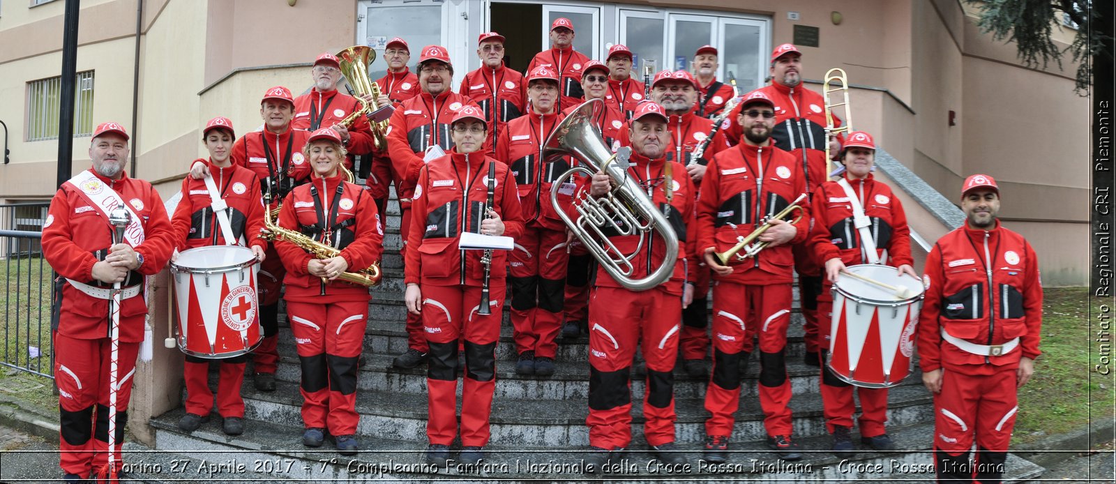 Torino 27 Aprile 2017 - 7 Compleanno Fanfara Nazionale della Croce Rossa Italiana - Croce Rossa Italiana- Comitato Regionale del Piemonte