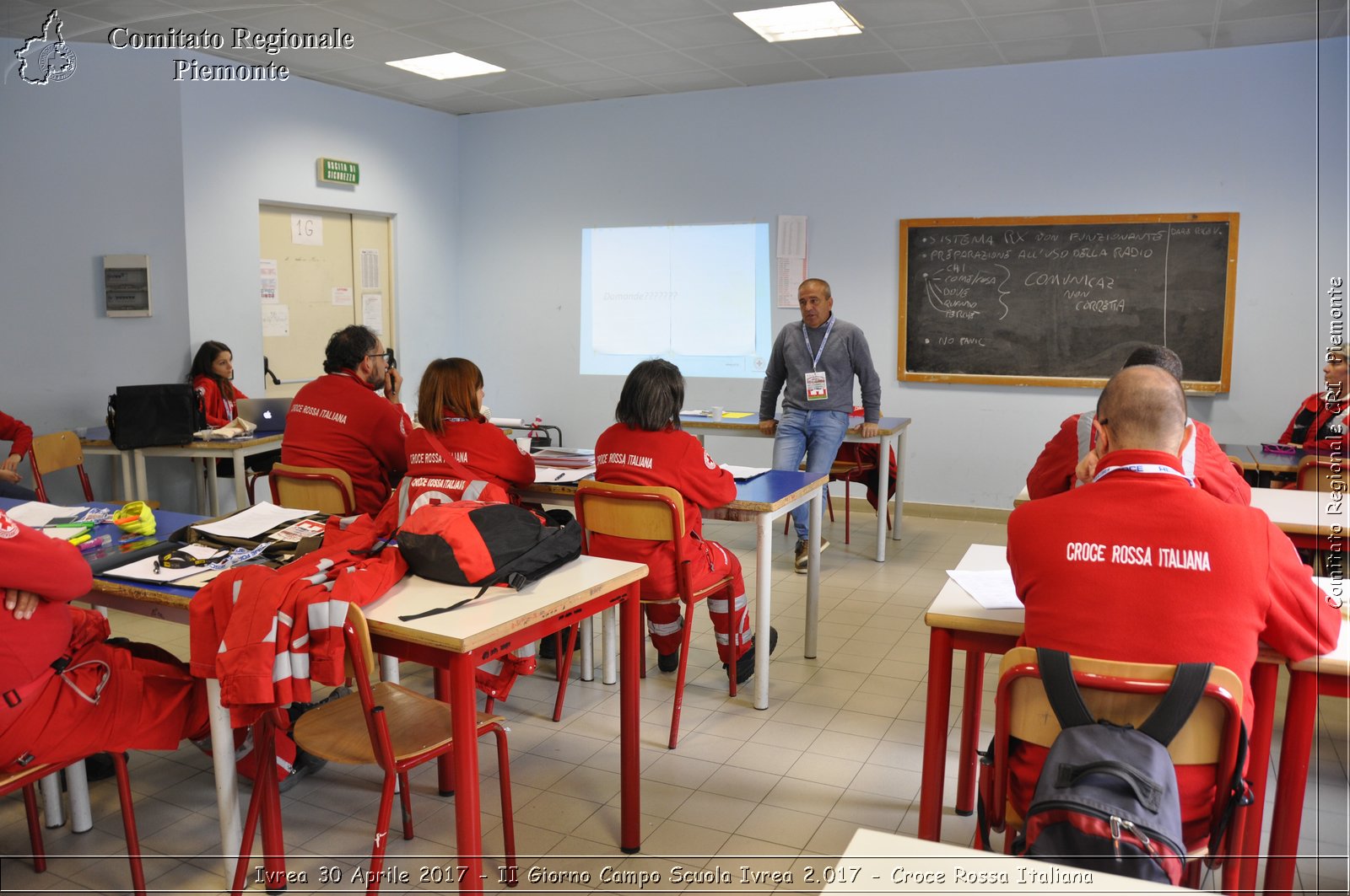 Ivrea 30 Aprile 2017 - II Giorno Campo Scuola 2.017 - Croce Rossa Italiana- Comitato Regionale del Piemonte