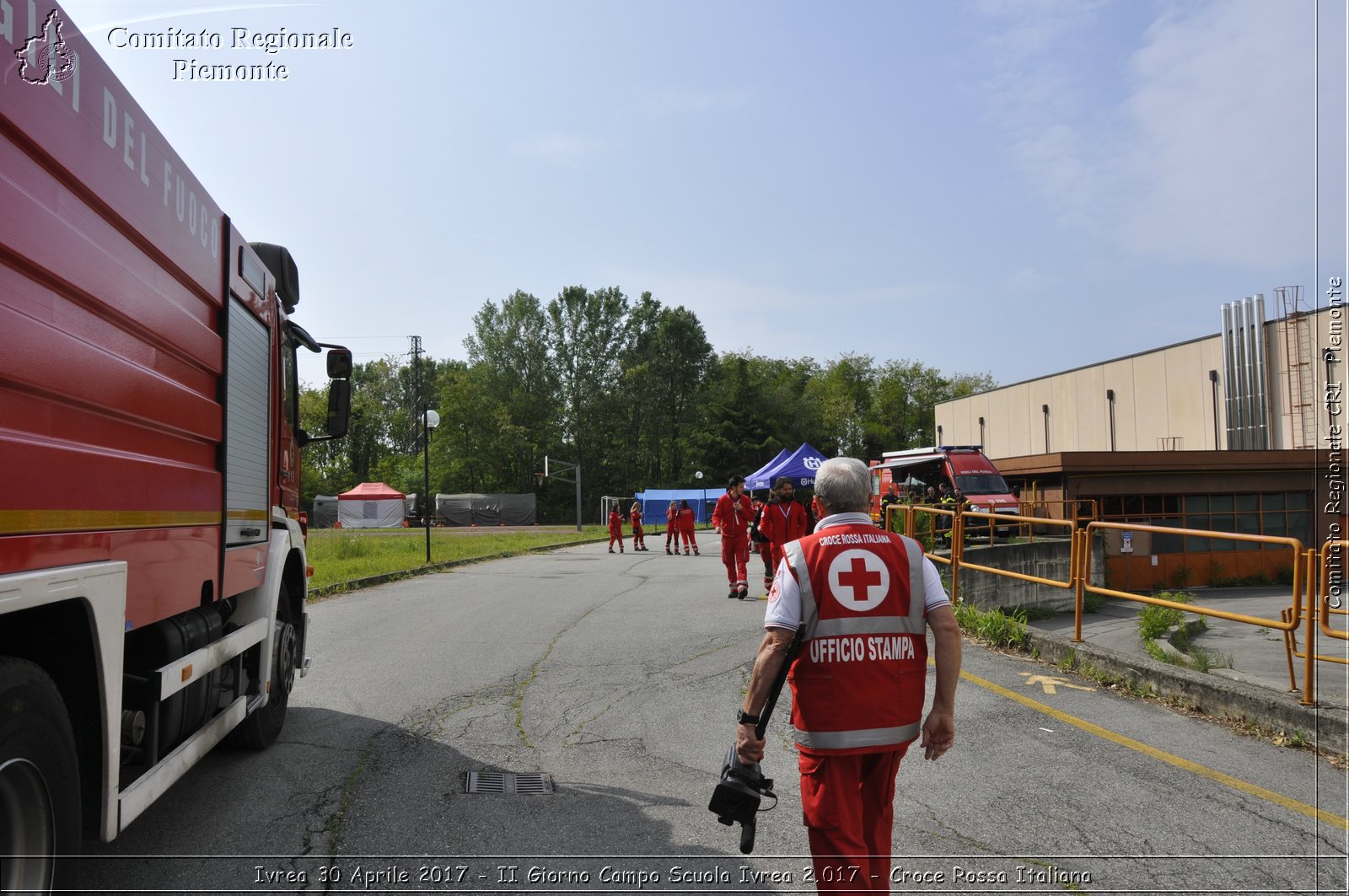 Ivrea 30 Aprile 2017 - II Giorno Campo Scuola 2.017 - Croce Rossa Italiana- Comitato Regionale del Piemonte