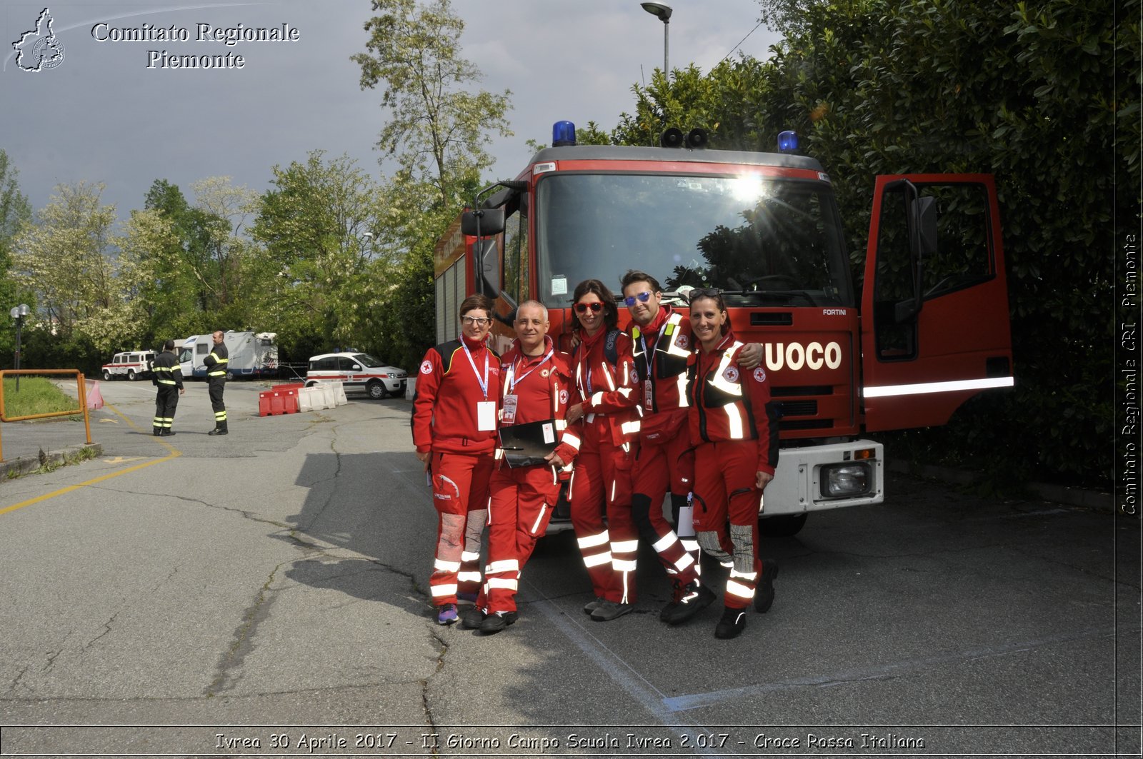 Ivrea 30 Aprile 2017 - II Giorno Campo Scuola 2.017 - Croce Rossa Italiana- Comitato Regionale del Piemonte